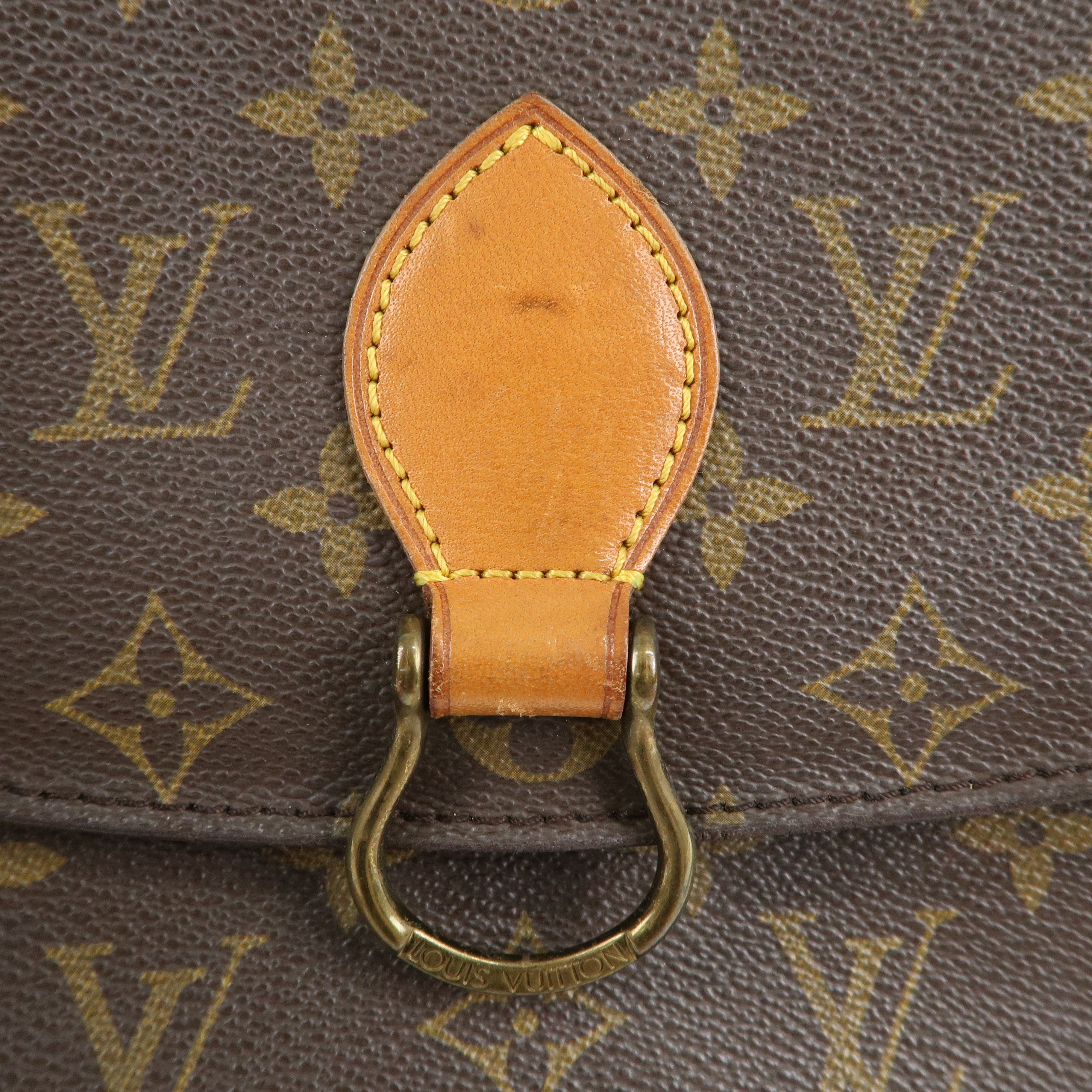 Louis Vuitton Monogram Saint Cloud MM Shoulder Bag Brown M51243