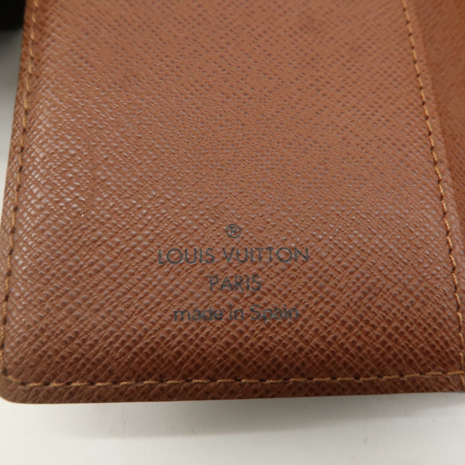 Louis Vuitton Monogram Agenda PM Planner Cover Brown R20005