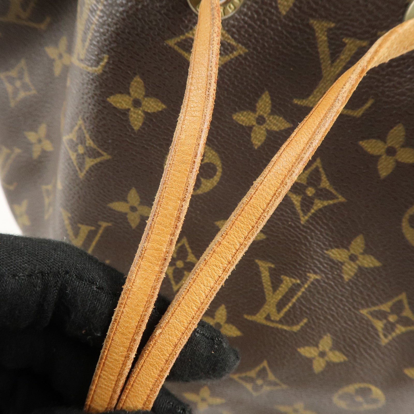 Louis Vuitton Monogram Petit Noe Shoulder Bag Brown M42226 Used