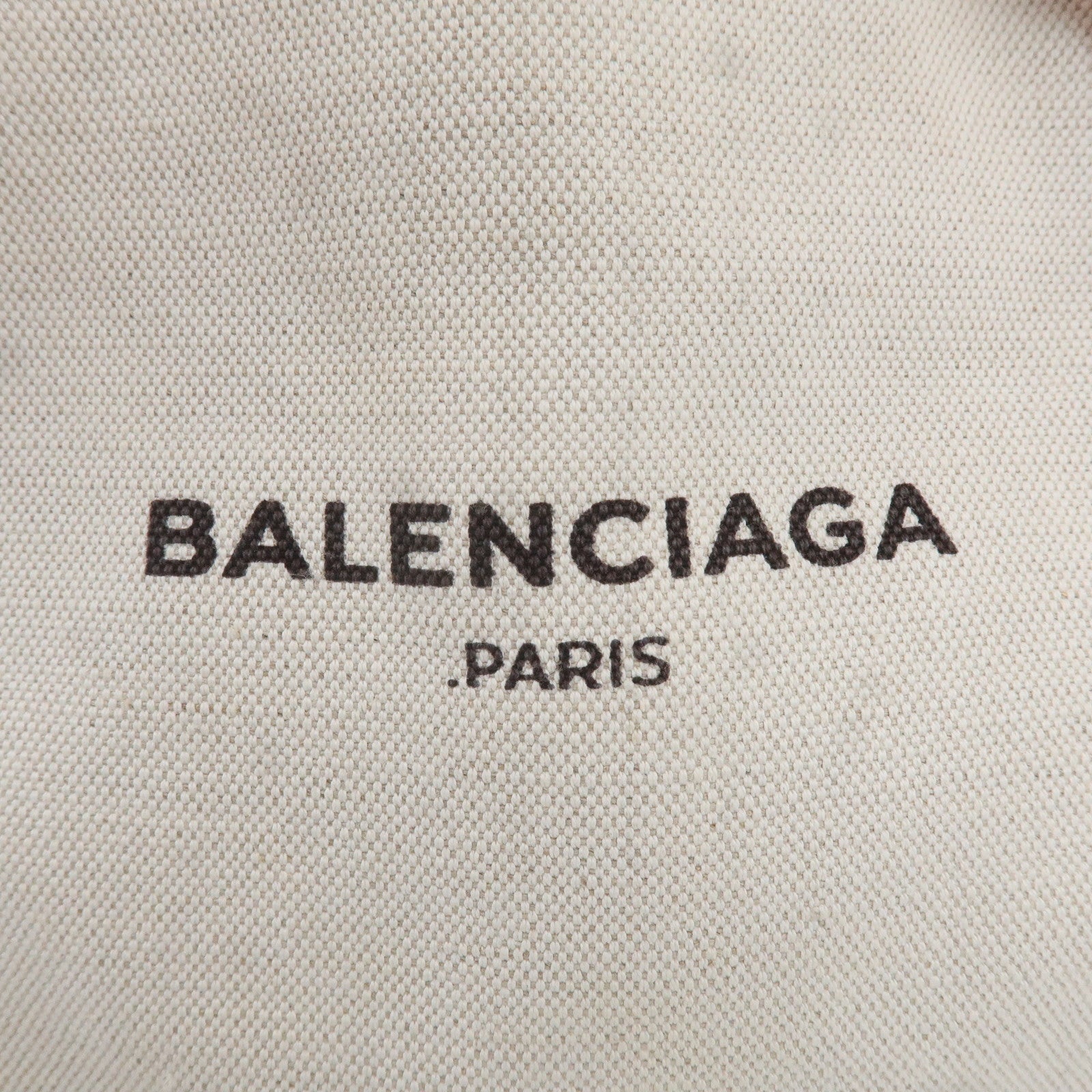 BALENCIAGA Cabas S Canvas Leather Tote Bag Beige Pink 339933