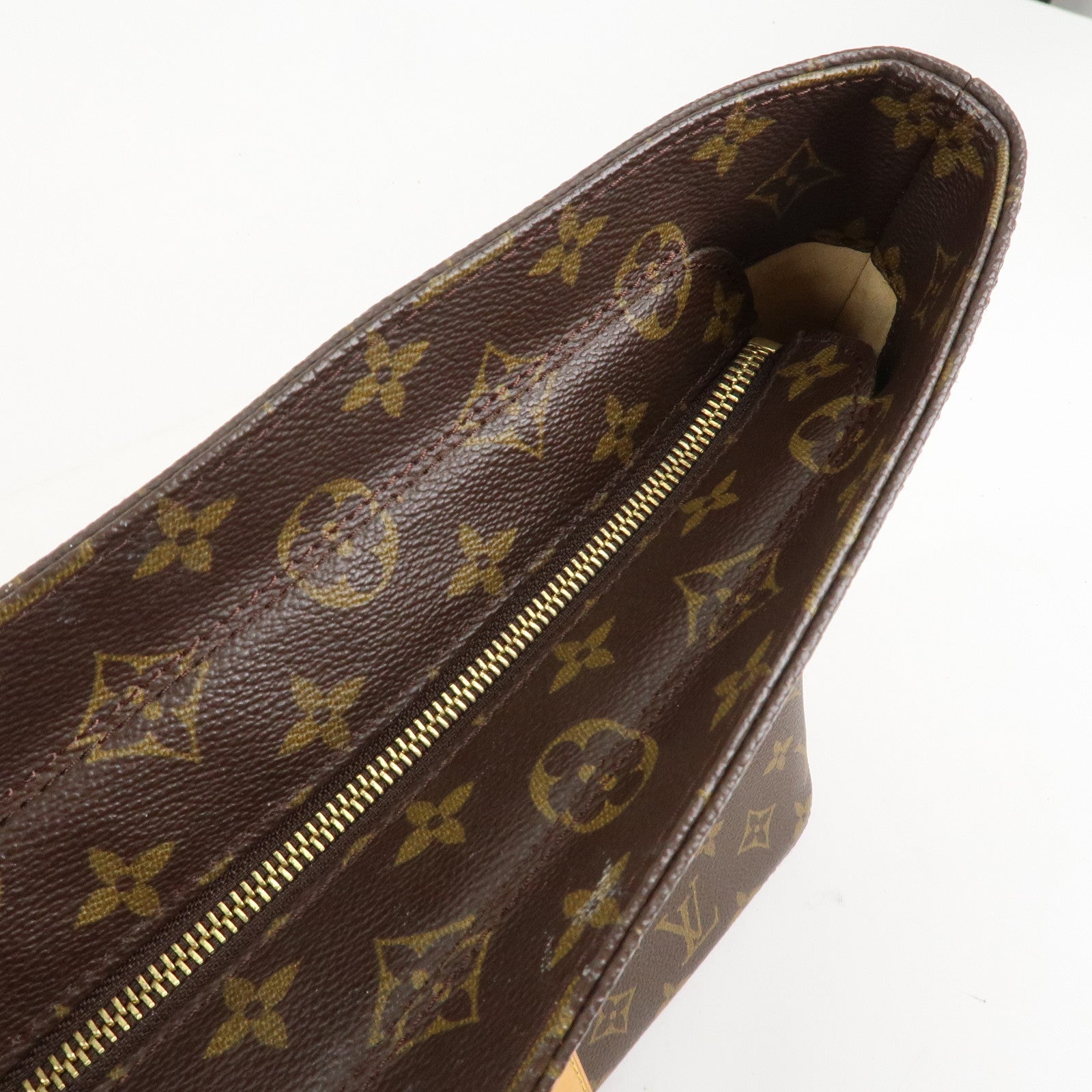 Louis Vuitton Monogram Luco Tote Bag Hand Bag Brown M51155