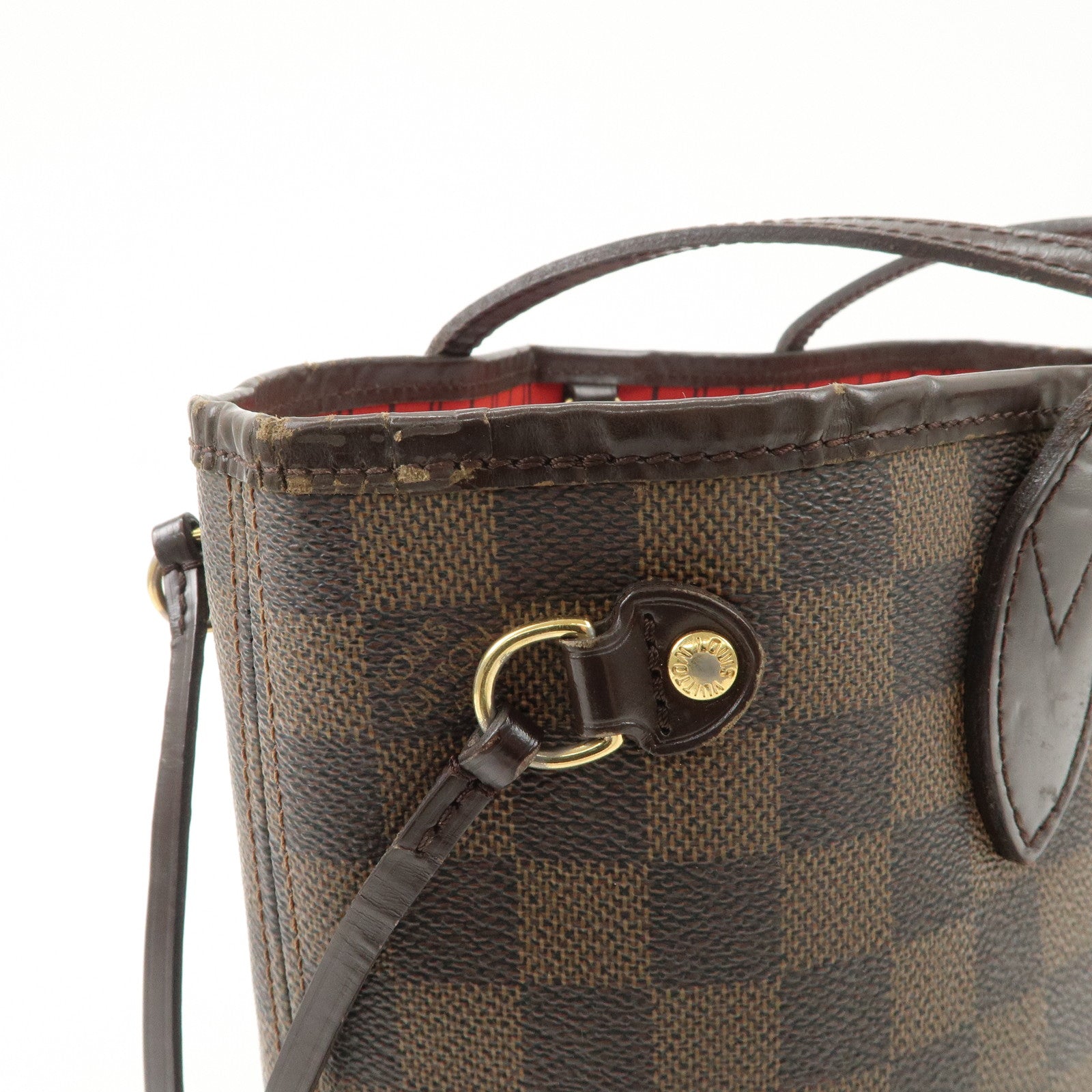 Louis Vuitton Damier Neverfull PM Tote Bag Shoulder Bag N51109 Used