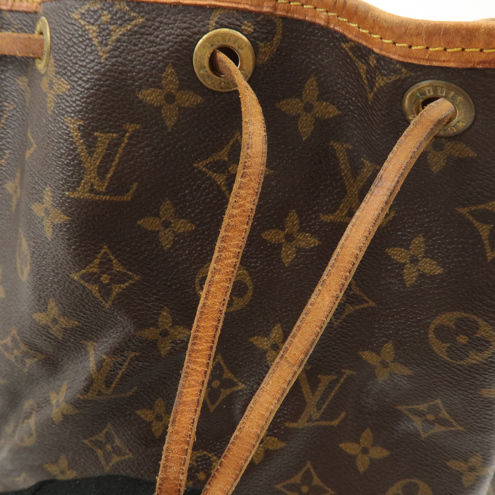 Louis Vuitton Monogram Noe Shoulder Bag Hand Bag Brown M42224