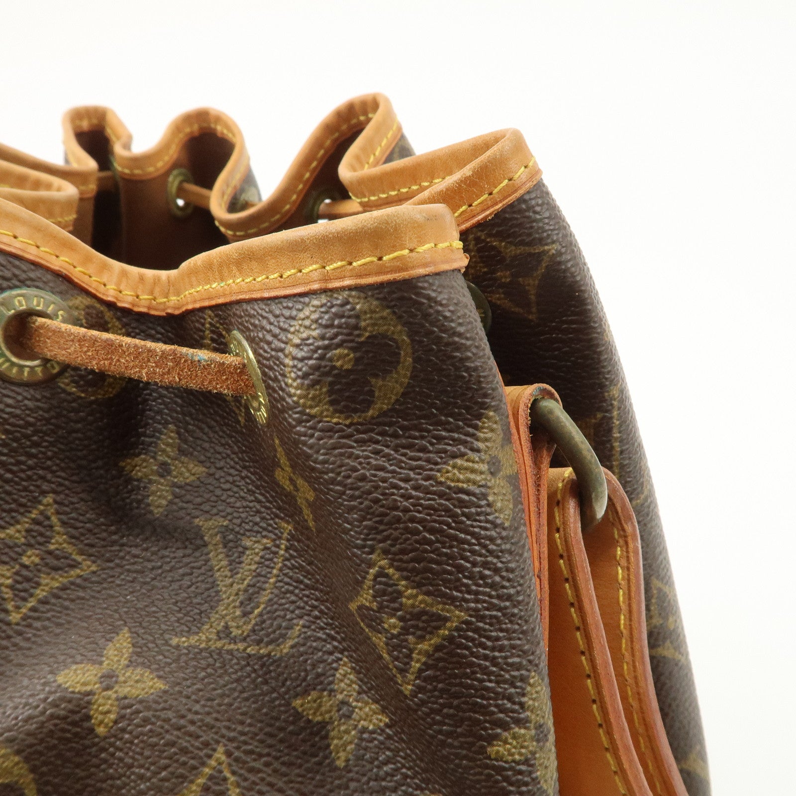 Louis Vuitton Monogram Noe Shoulder Bag Hand Bag Brown M42224 Used