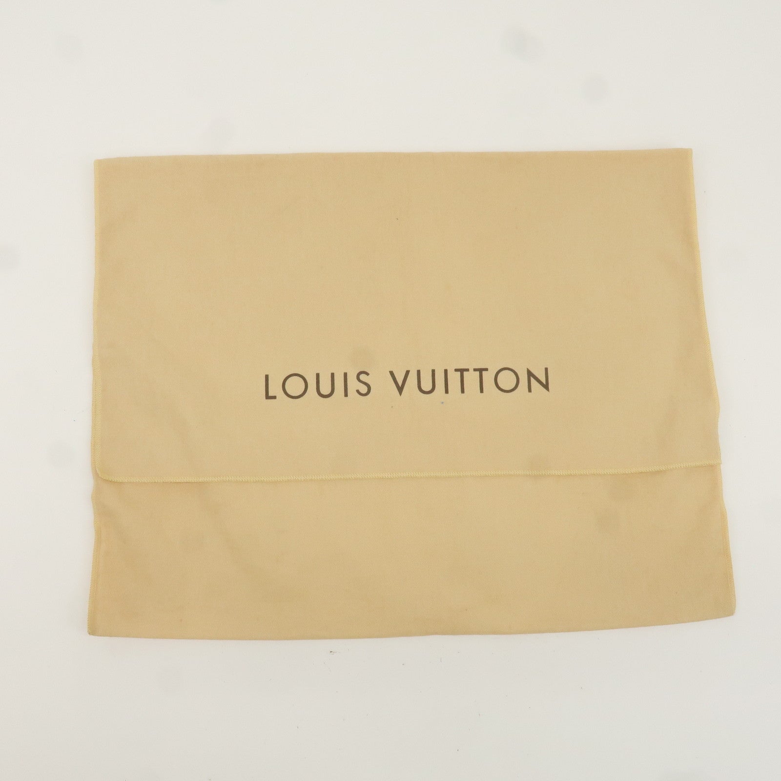 Louis Vuitton Set of 10 Dust Bag Storage Bag Drawstring Flap Beige