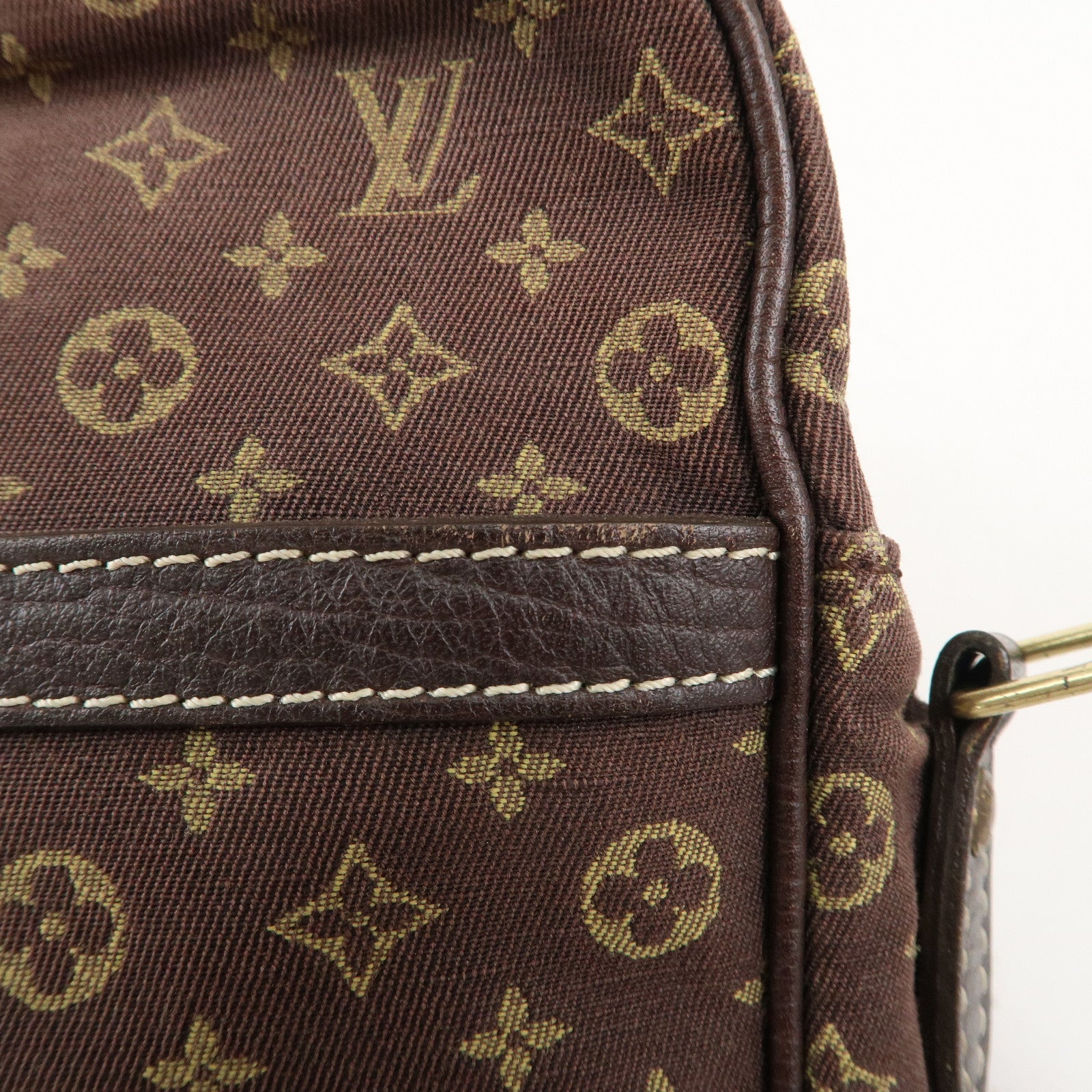 Louis Vuitton Monogram Mini Lin Danube Shoulder Bag Brown M95228