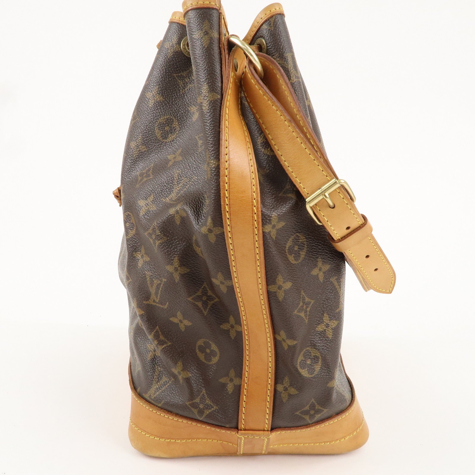 Louis Vuitton Monogram Noe Shoulder Bag Brown M42224