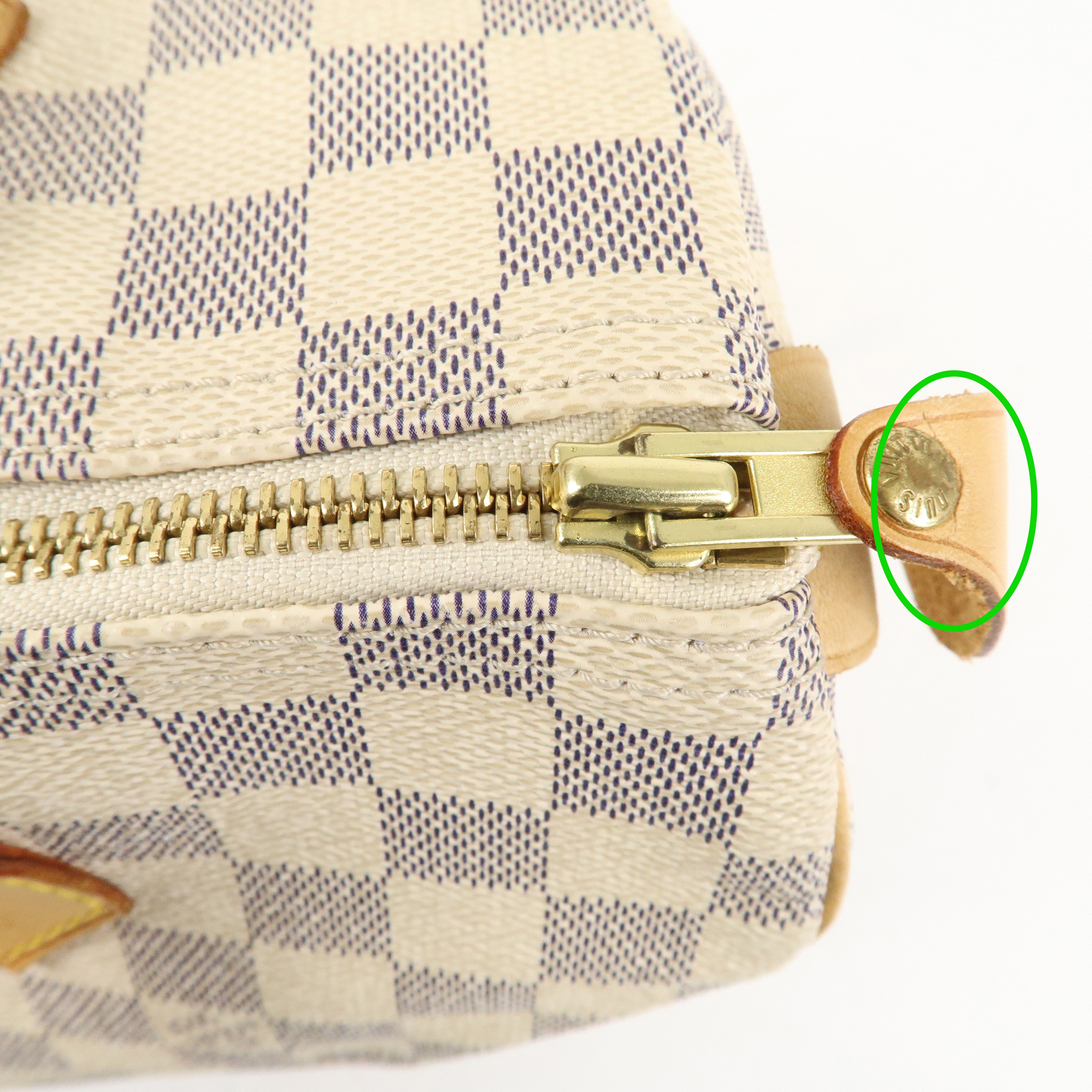 Louis Vuitton Damier Azur Speedy 30 Boston Hand Bag N41533