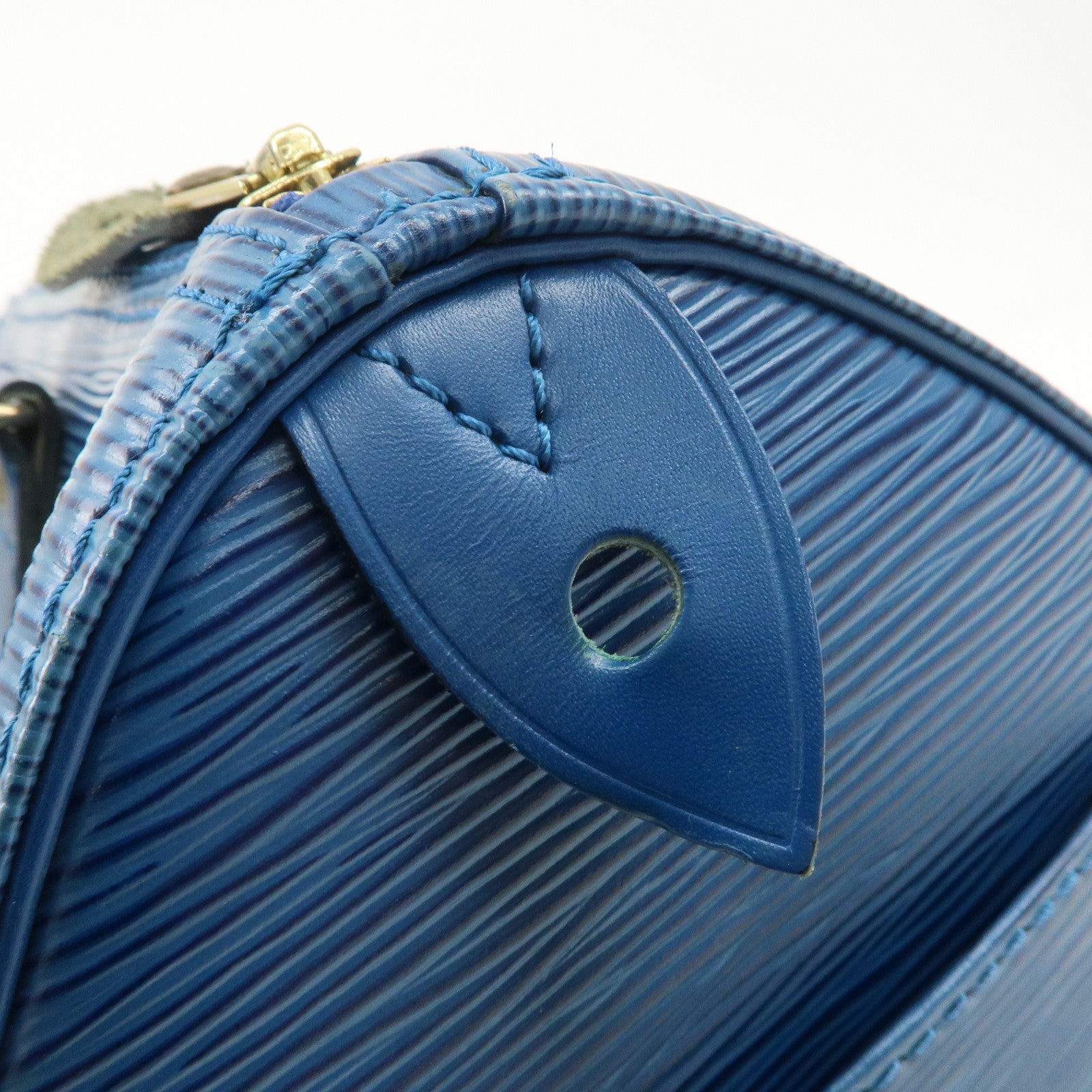 Louis Vuitton Epi Speedy 25 Hand Boston Bag Blue M43015