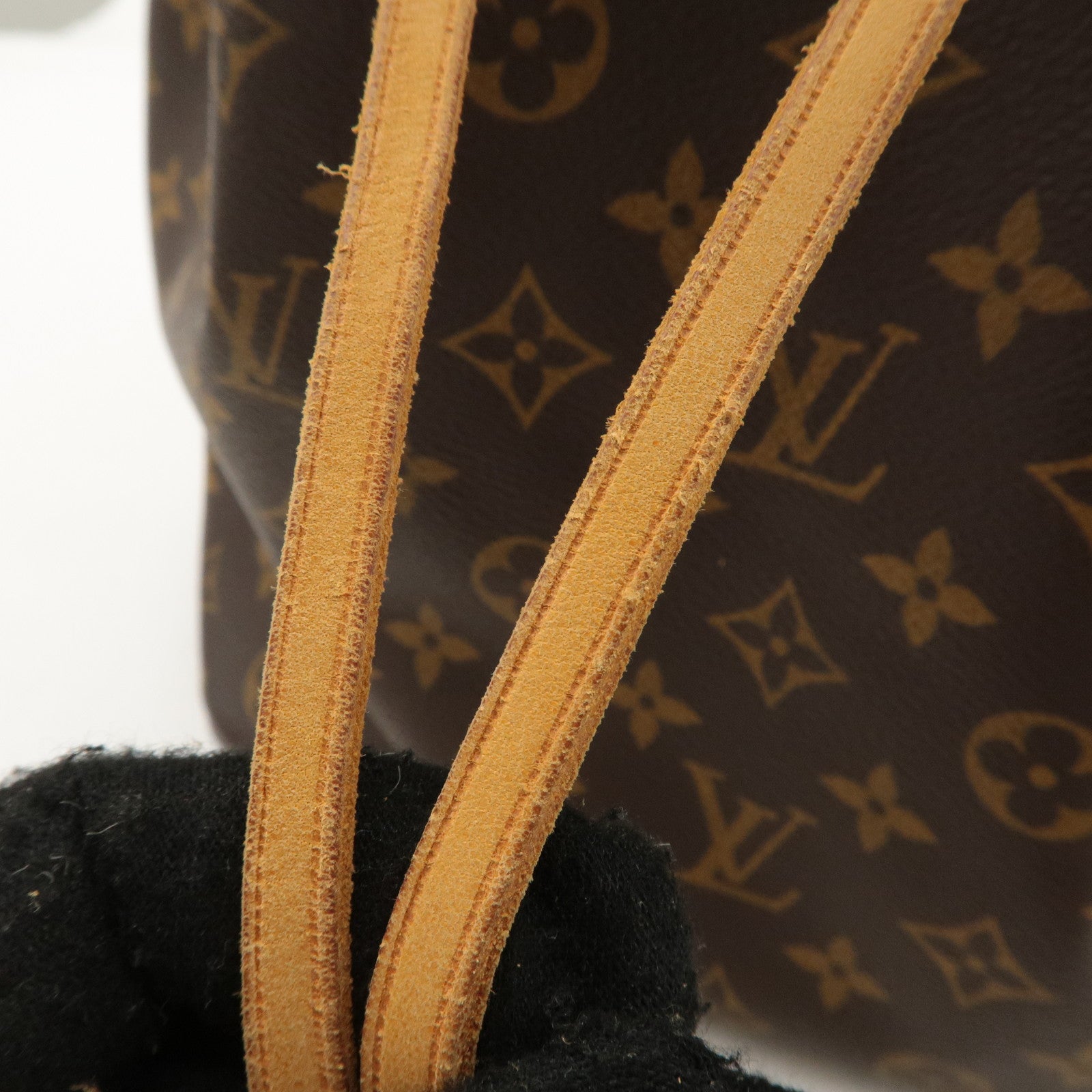 Louis Vuitton Monogram Petit Noe Shoulder Bag Brown M42226