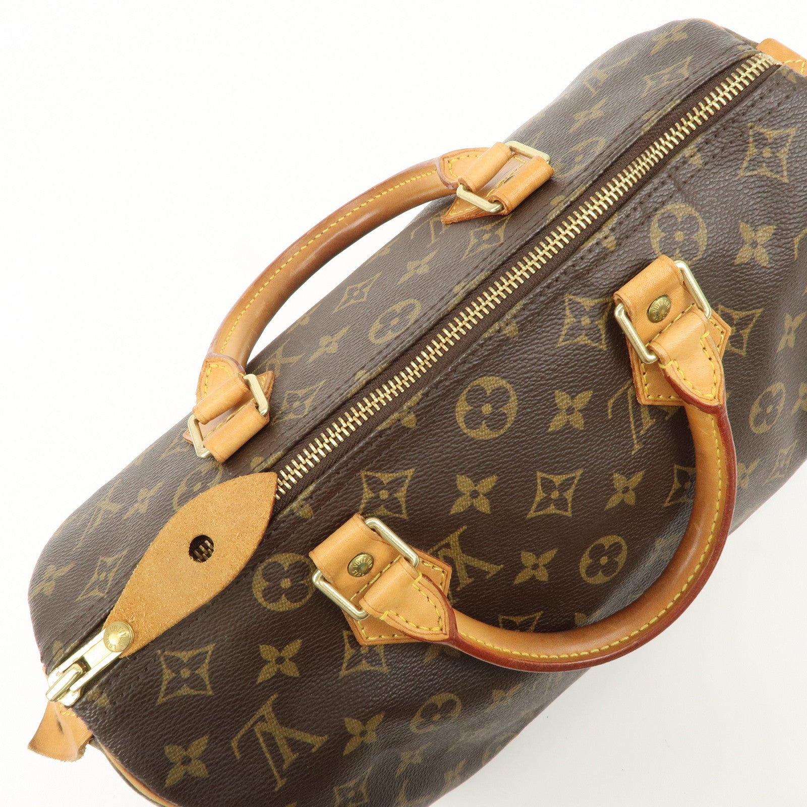 Louis Vuitton Monogram Speedy 30 Hand Bag Boston Bag M41526 Used