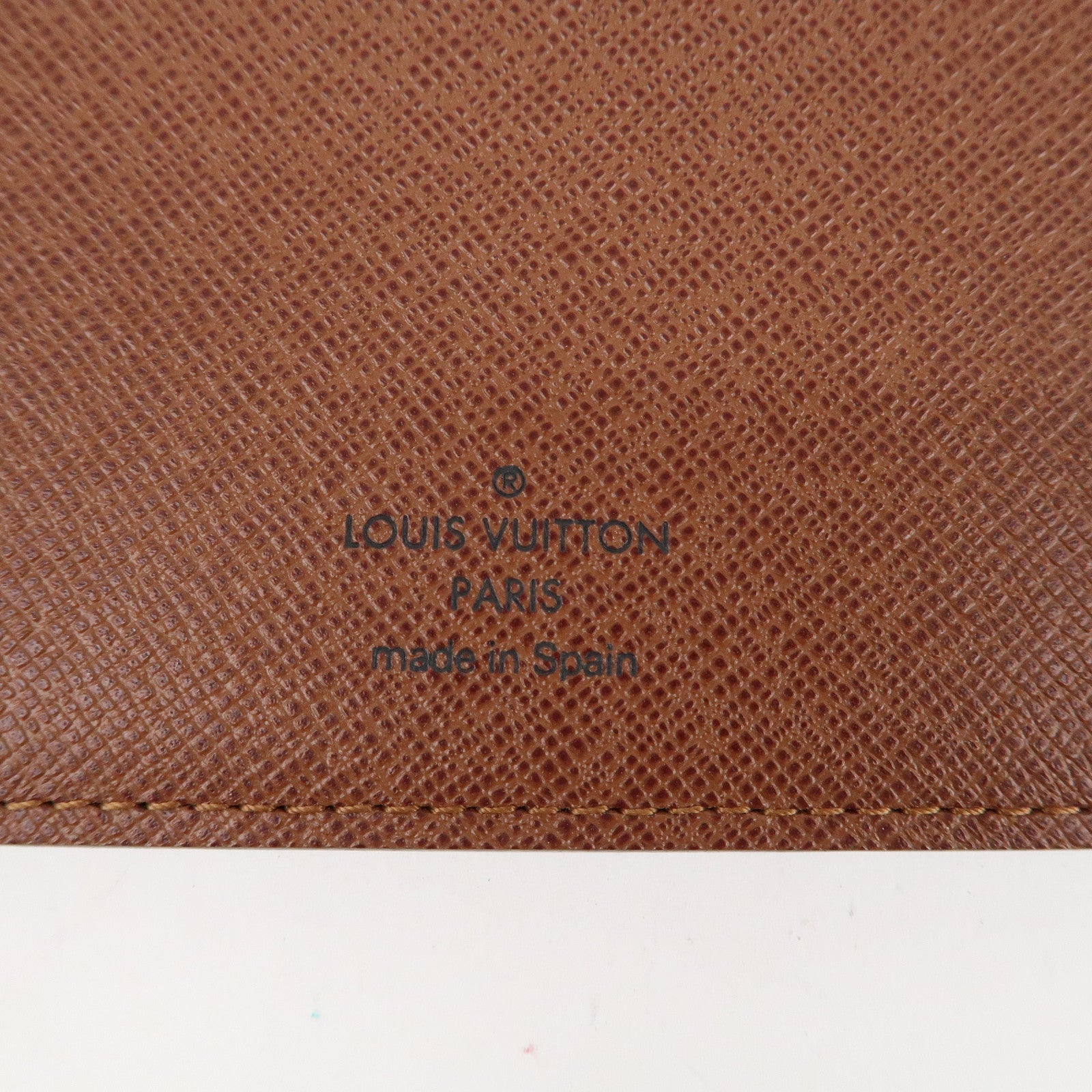 Louis Vuitton Monogram Agenda Bureau Planner Cover R20001 Used