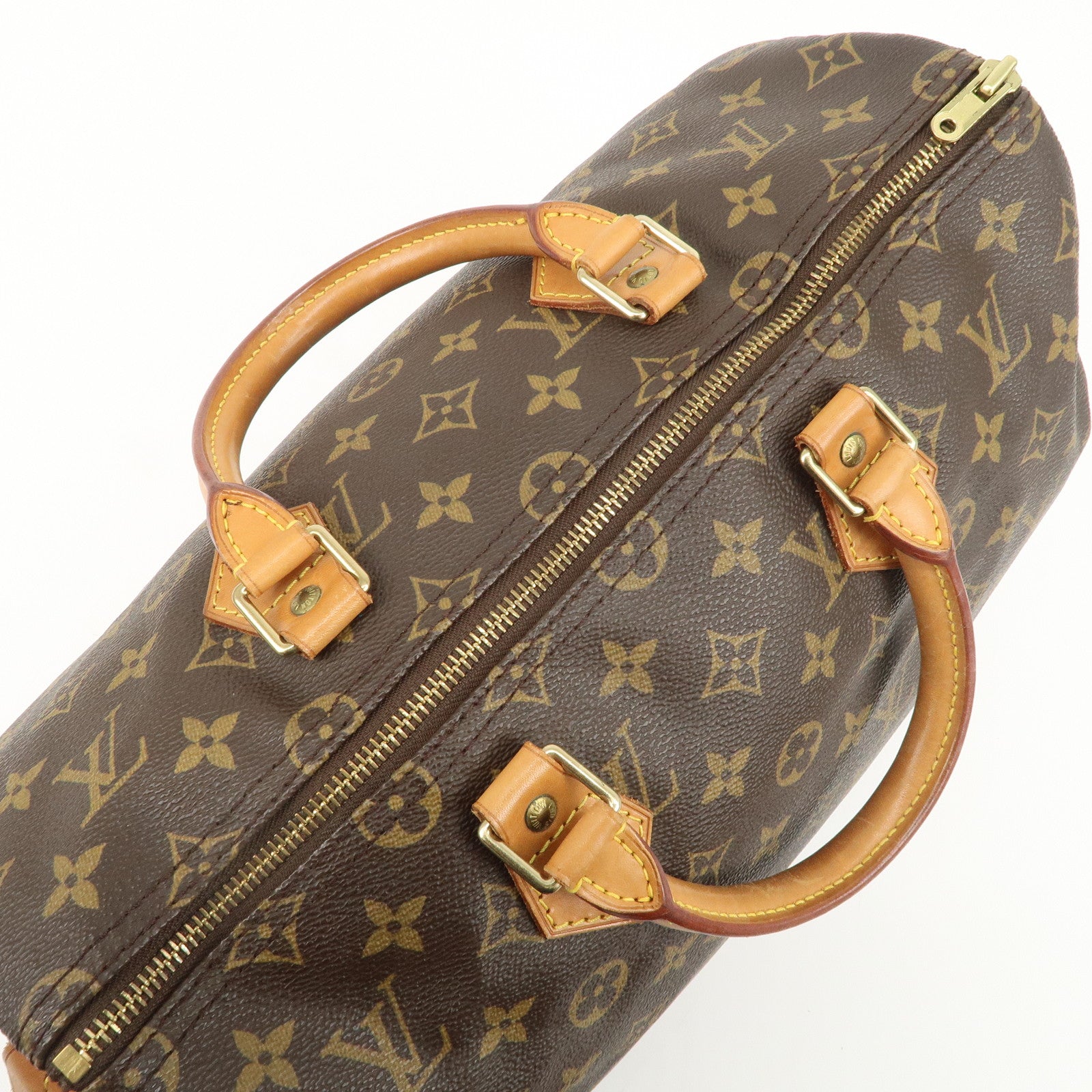 Louis Vuitton Monogram Speedy 35 Hand Bag Boston Bag M41524 Used