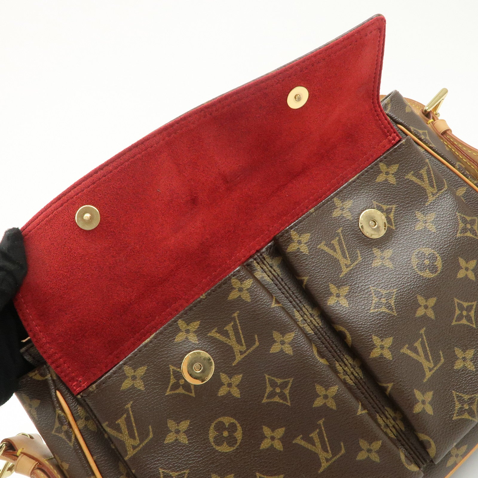 Louis Vuitton Monogram Viva Cite GM Shoulder Bag FA Engraved M51163Used F/S