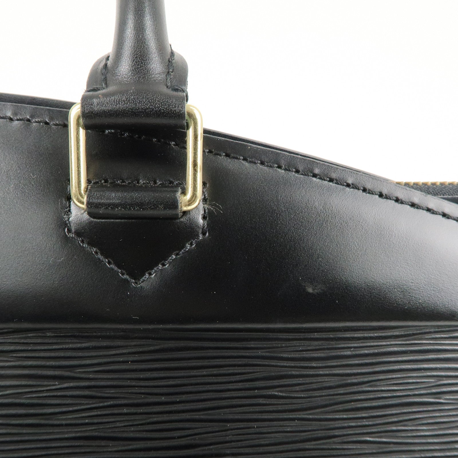 Louis Vuitton Epi Leather Riviera Hand Bag Noir Black M48182