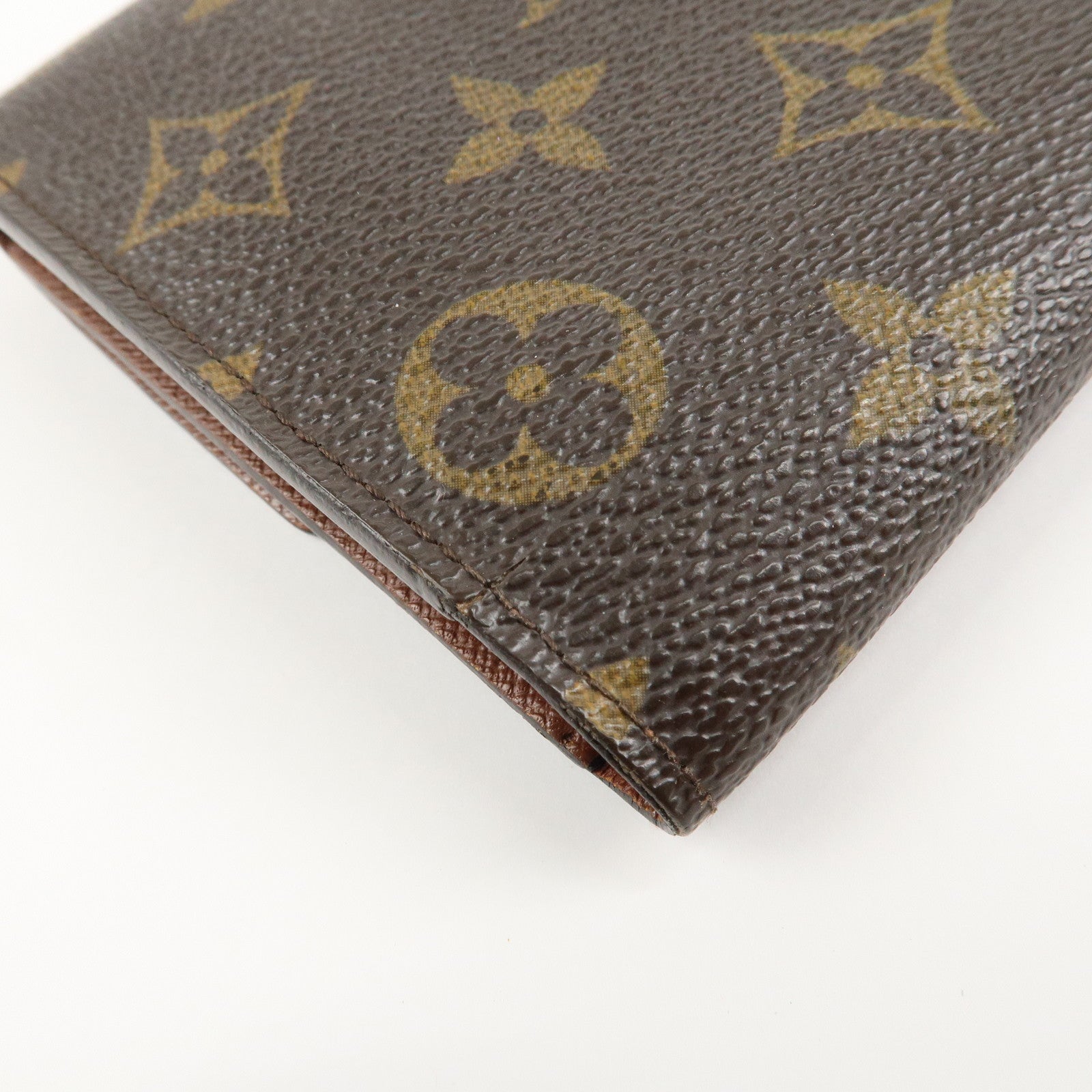 Louis Vuitton Set of 2 Monogram Portefeuille Wallet M61654 M61217 Used