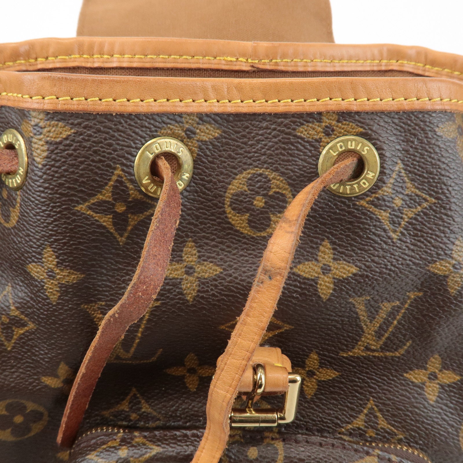 Louis Vuitton Monogram Mini Montsouris Back Pack Brown M51137 Used