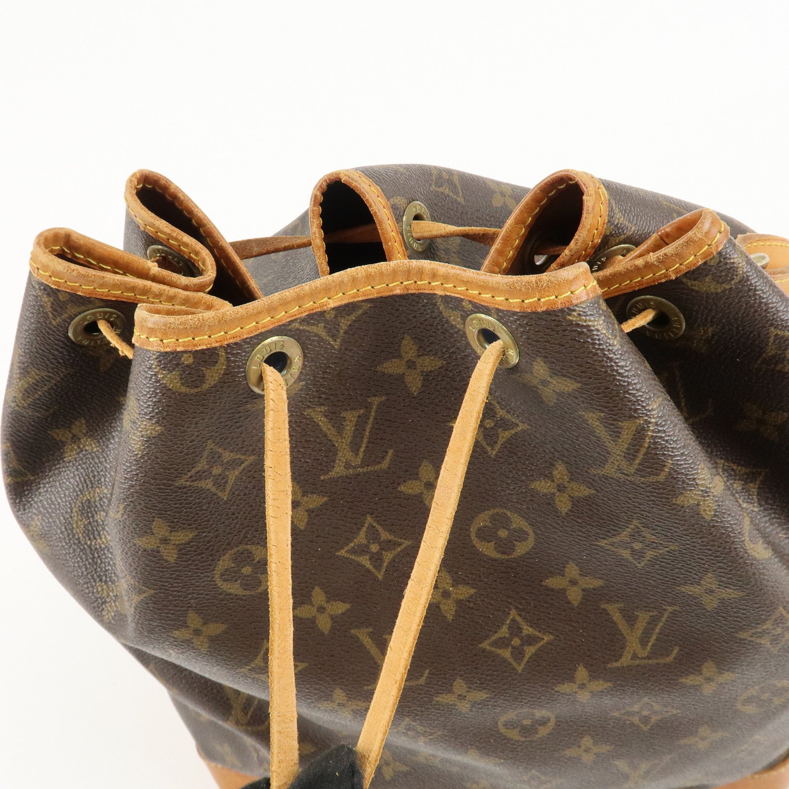 Louis Vuitton Monogram Noe Shoulder Bag Hand Bag Brown M42224 Used