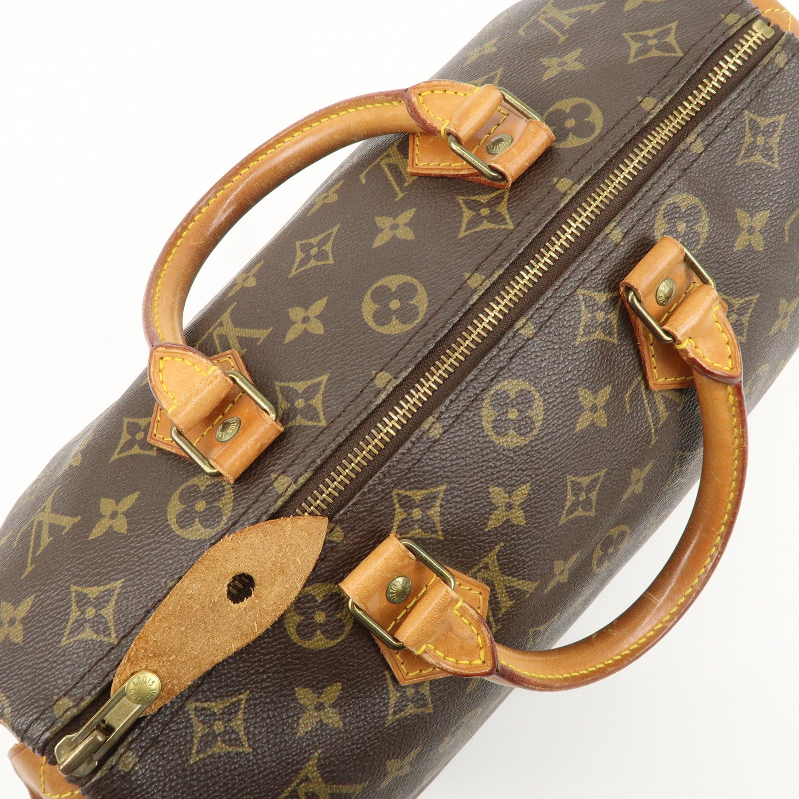 Louis Vuitton Monogram Speedy 30 Hand Bag Boston Bag M41526 Used