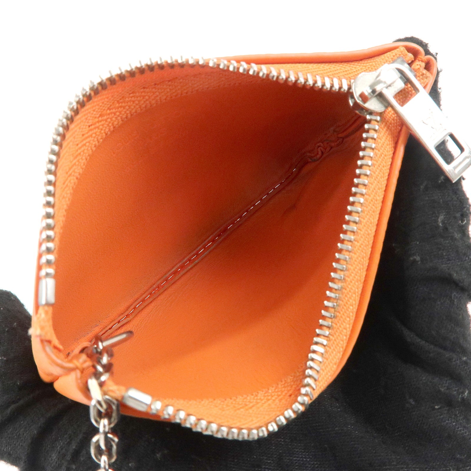 Louis Vuitton Aerogram Pochette Cles Coin Case Orange M81032