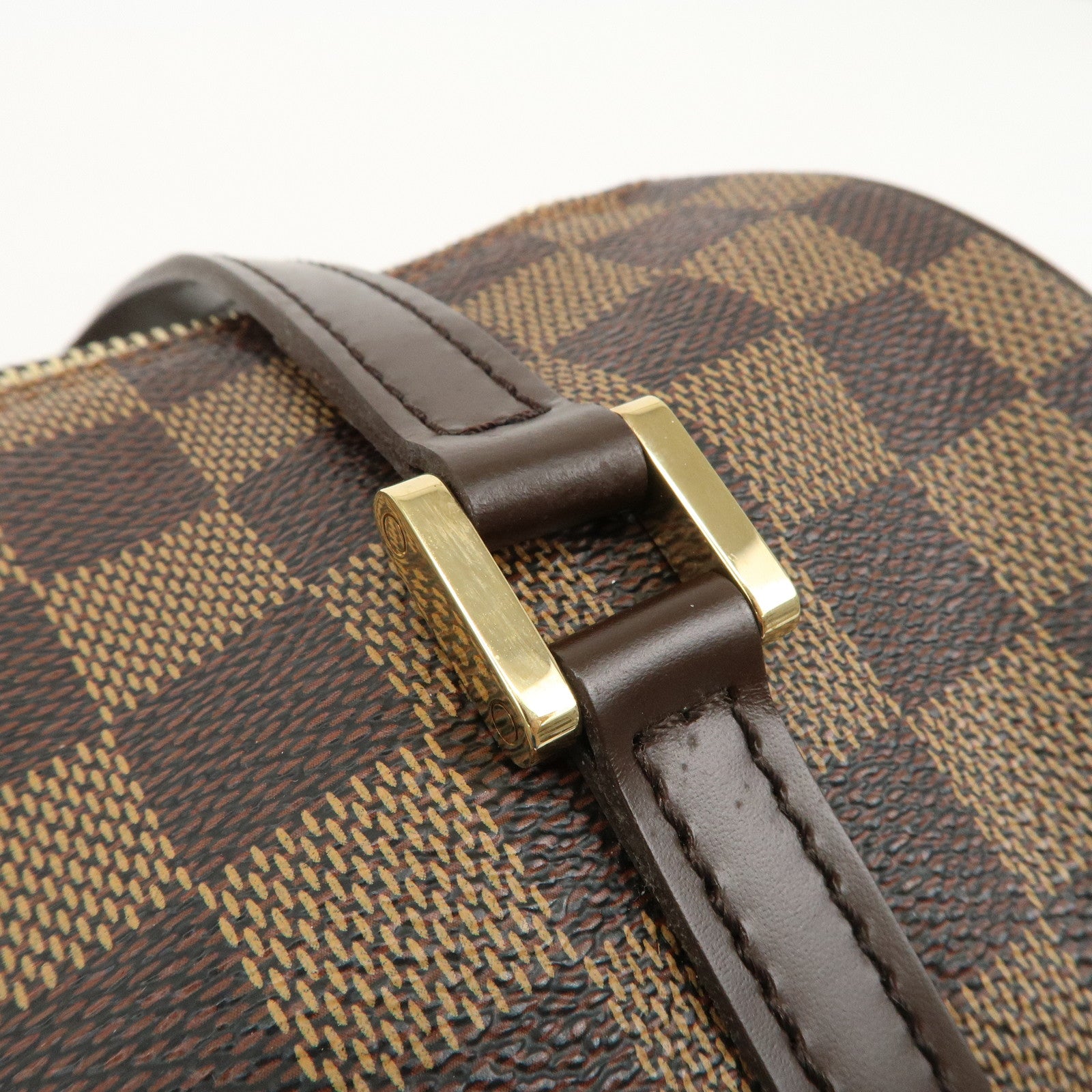 Louis Vuitton Damier Ebene Papillon 26 Hand Bag Brown N51304 Used