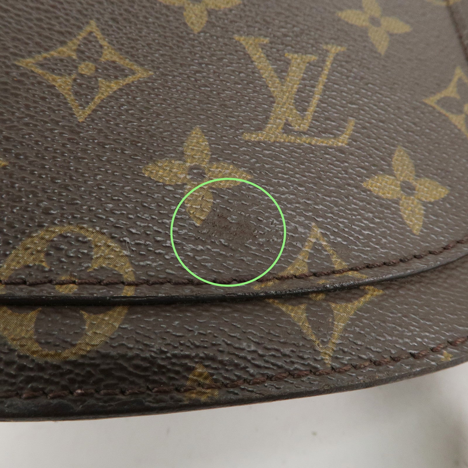 Louis Vuitton Monogram Saint Cloud MM Shoulder Bag Brown M51243