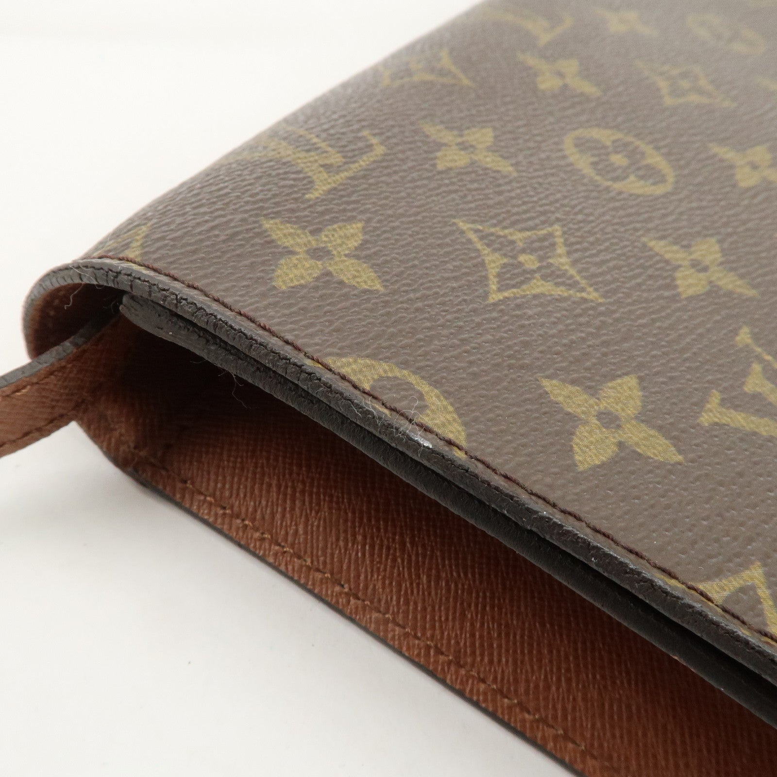 Louis Vuitton Monogram Bordeaux Shoulder Bag Hand Bag M51798 Used