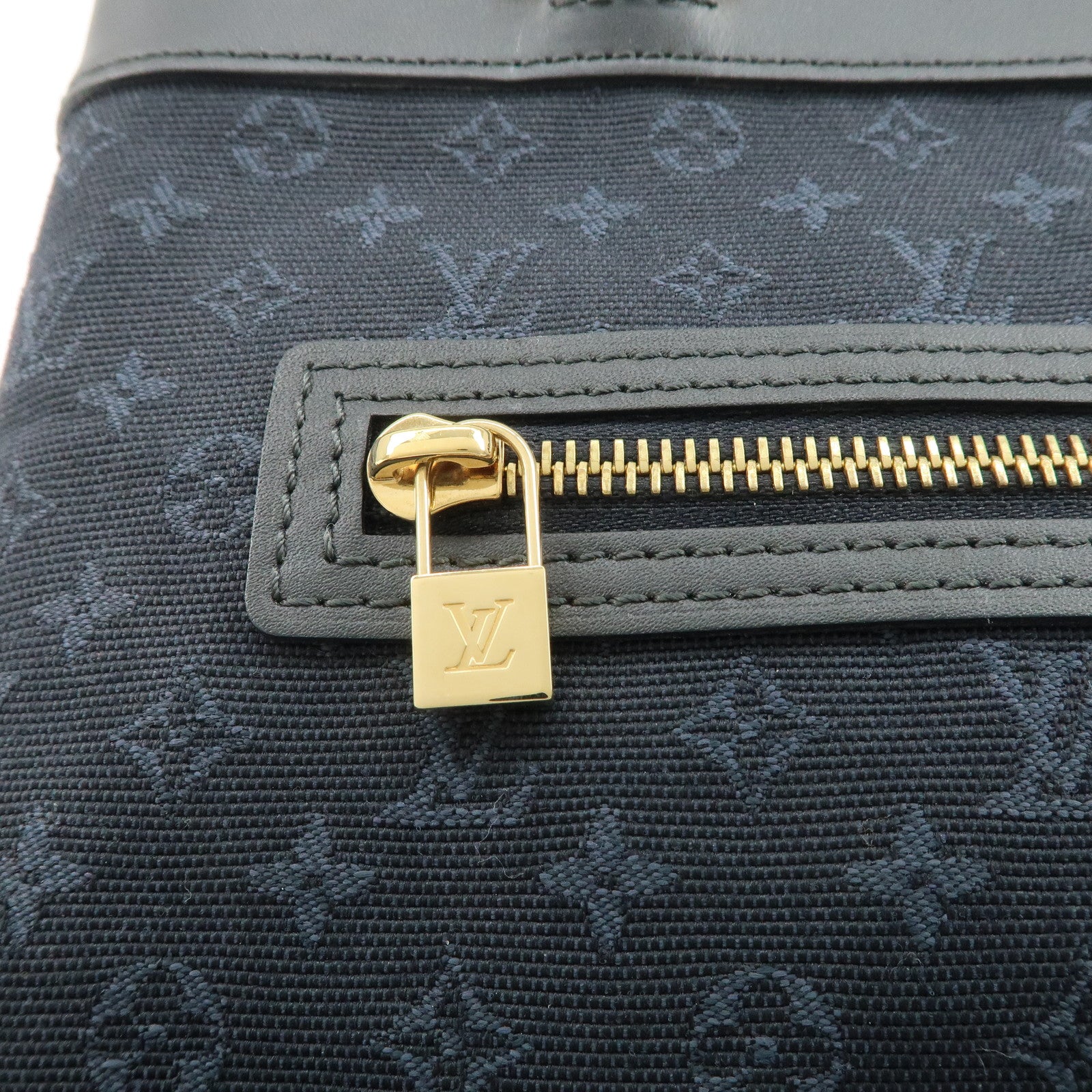 Louis Vuitton Monogram Mini Lucille PM Hand Bag TST Blue M92680 Used