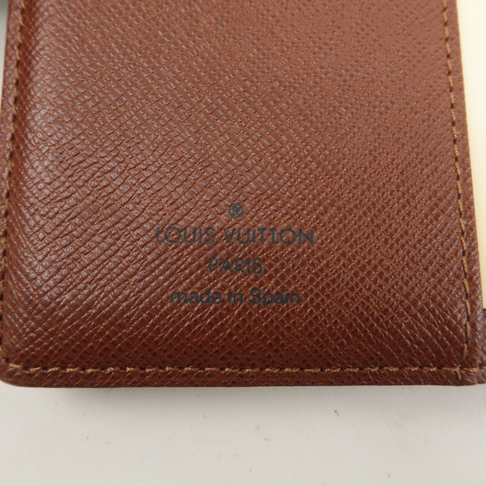 Louis Vuitton Monogram Agenda PM Planner Cover Brown R20005