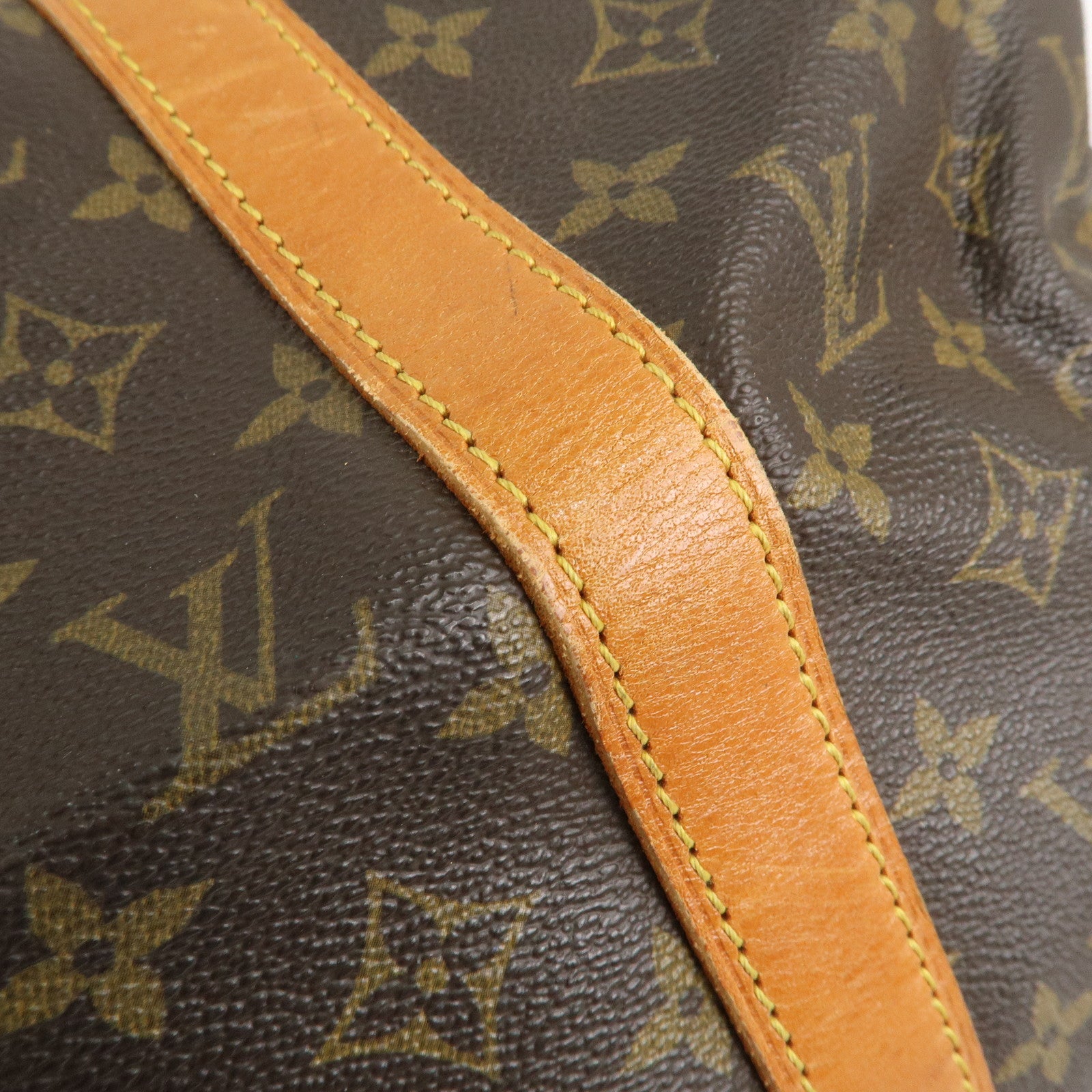 Louis Vuitton Monogram Sac Souple 45 Boston Bag Brown M41624