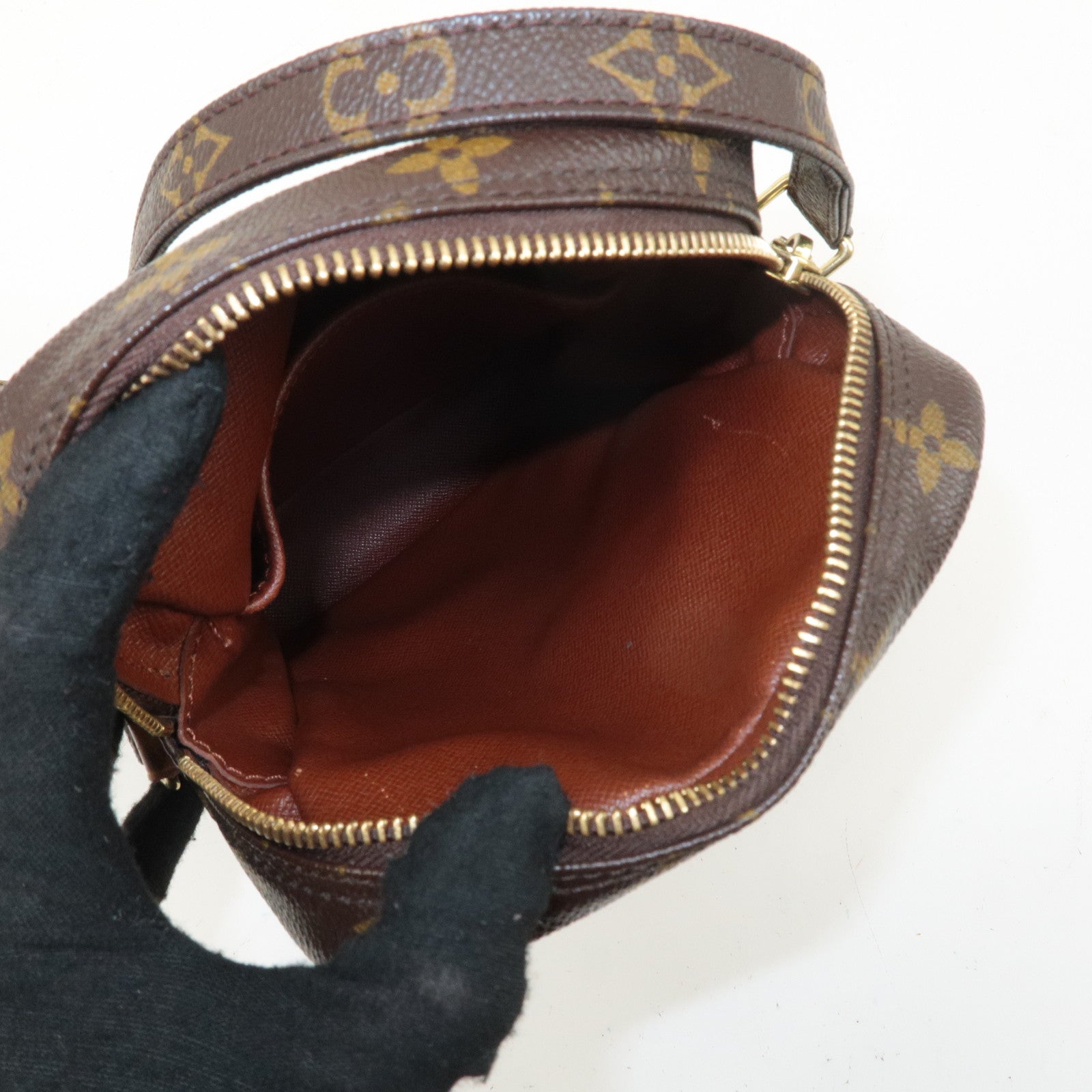 Louis Vuitton Monogram Danube Shoulder Bag Brown M45266