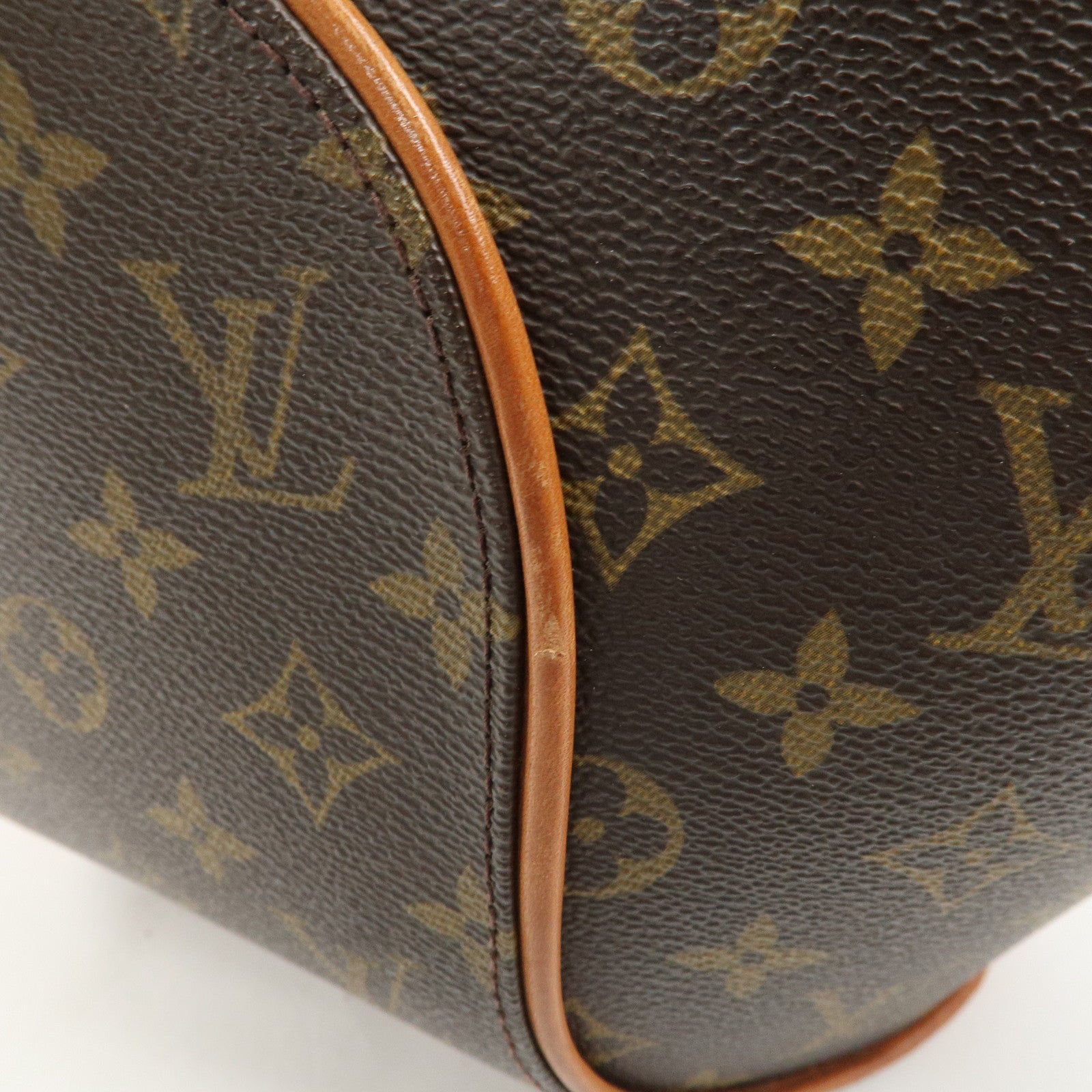 Louis Vuitton Monogram Ellipse PM Hand Bag Brown M51127 Used