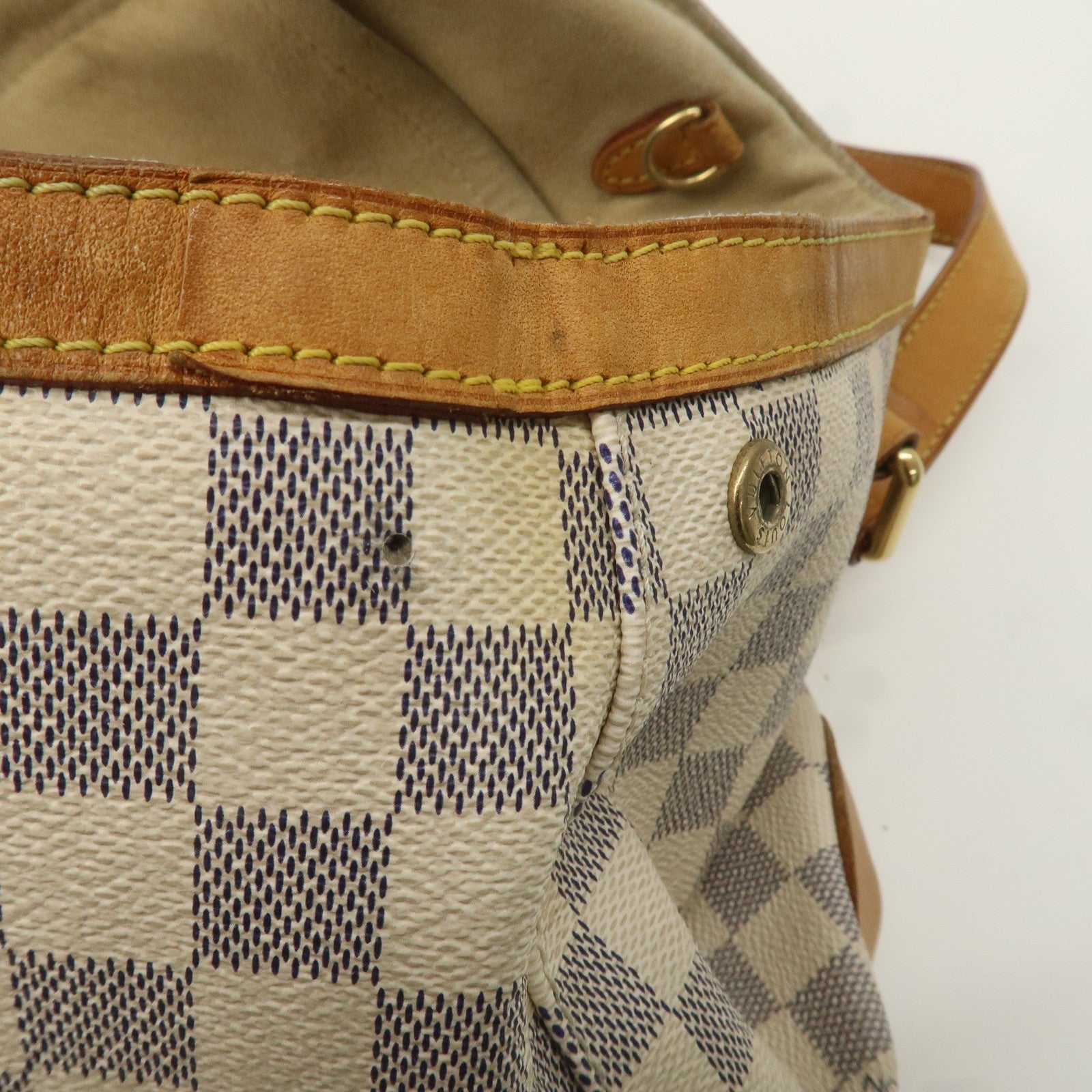 Louis Vuitton Damier Azur Hampstead PM Hand Bag N51207