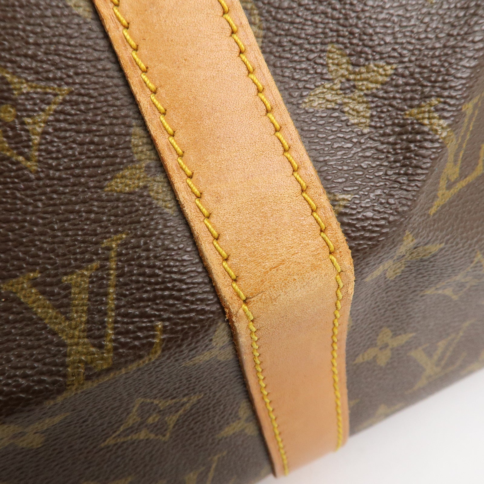 Louis Vuitton Monogram Sac Souple 45 Boston Bag Brown M41624