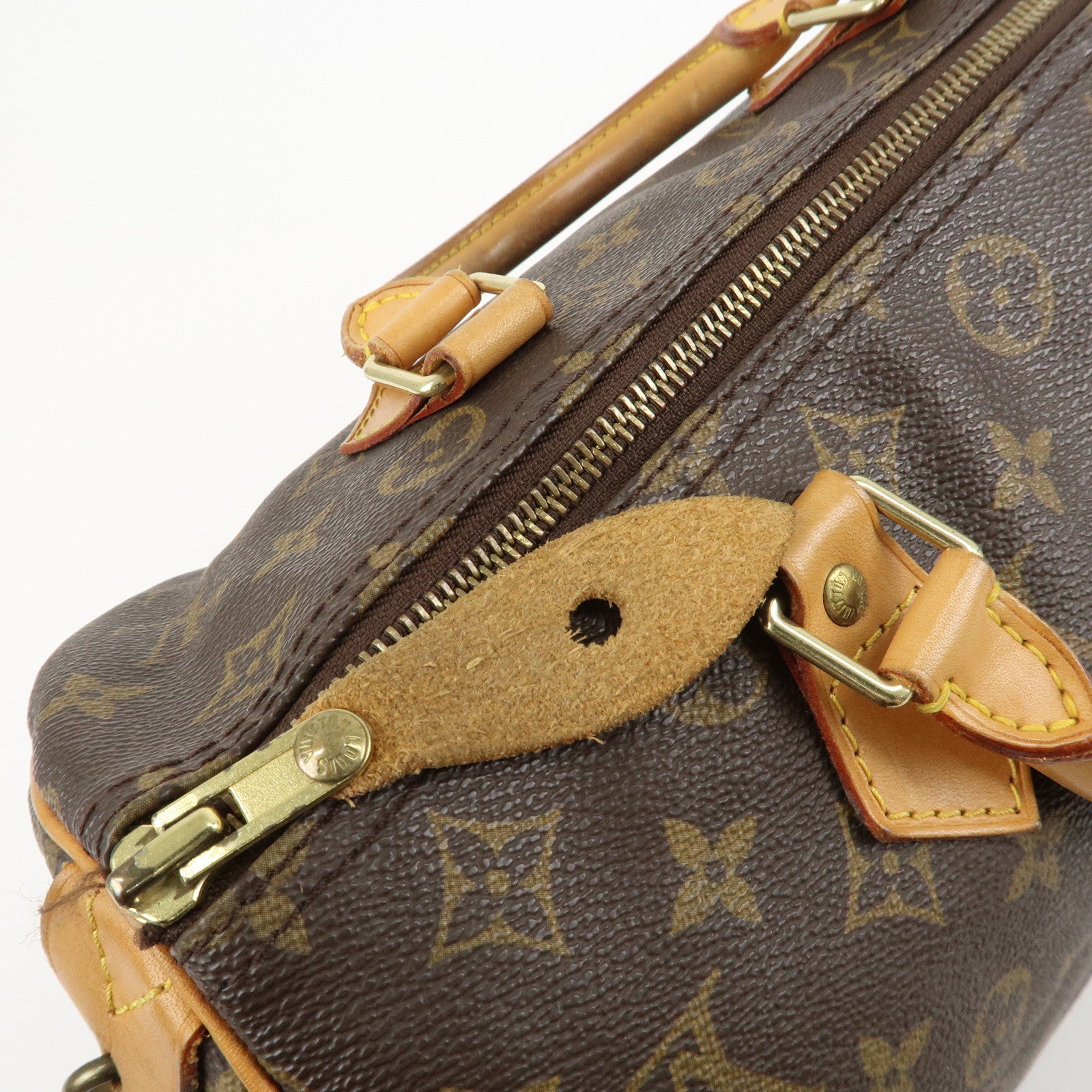 Louis Vuitton Monogram Speedy 30 Hand Bag Boston Bag M41526 Used