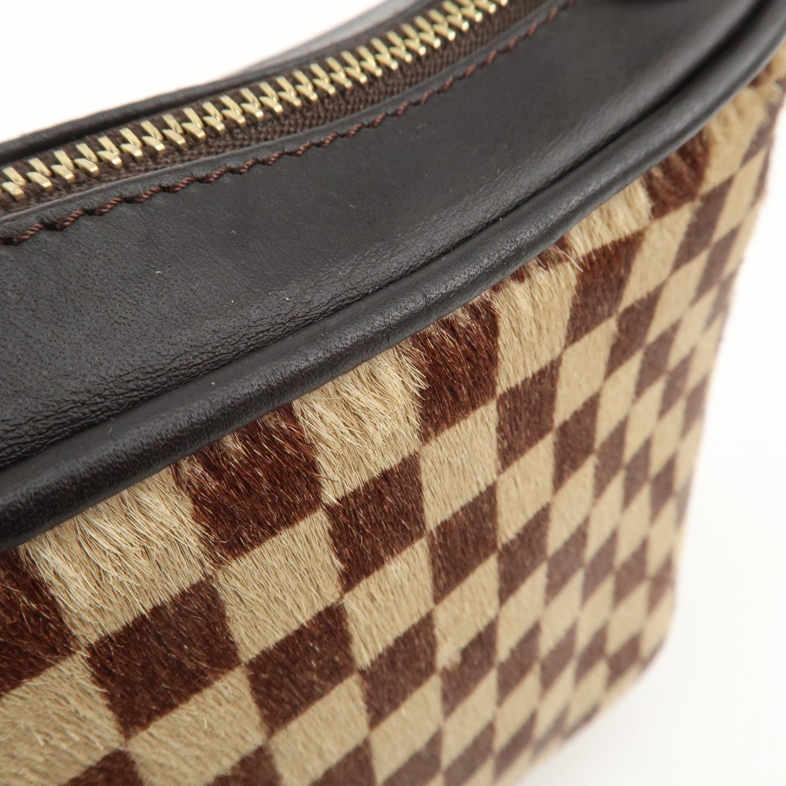 Louis Vuitton Damier Sauvage Tiger Hand Bag Brown M92132 Used