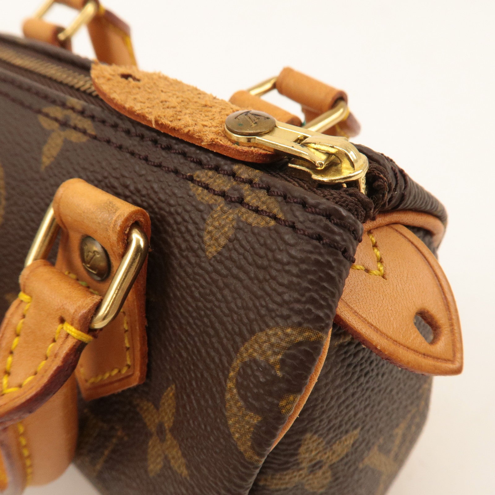 Louis Vuitton Monogram Mini Speedy 
Shoulder Strap M41534/J75010