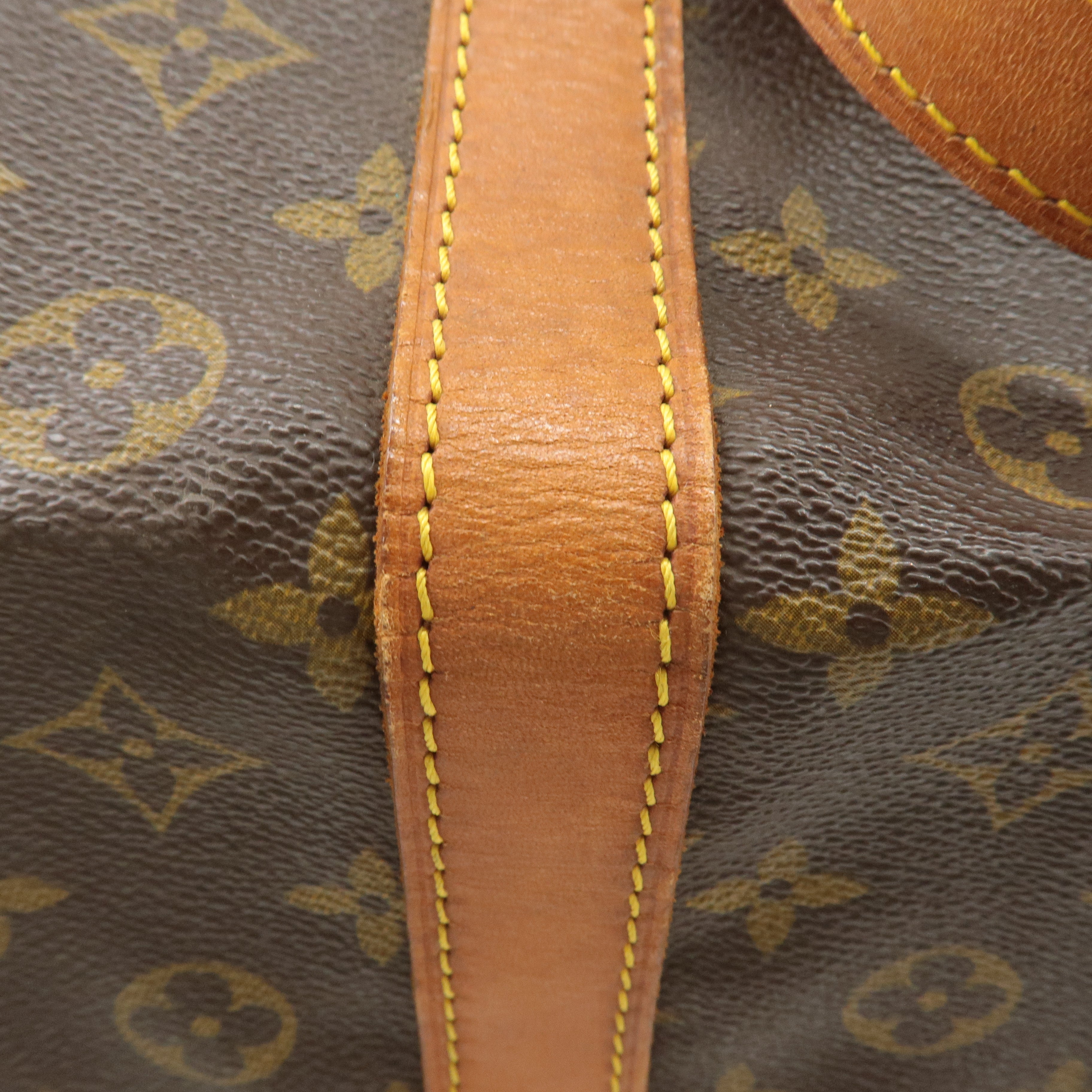 Louis Vuitton Monogram Sac Souple 55 Boston Bag Brown M41622