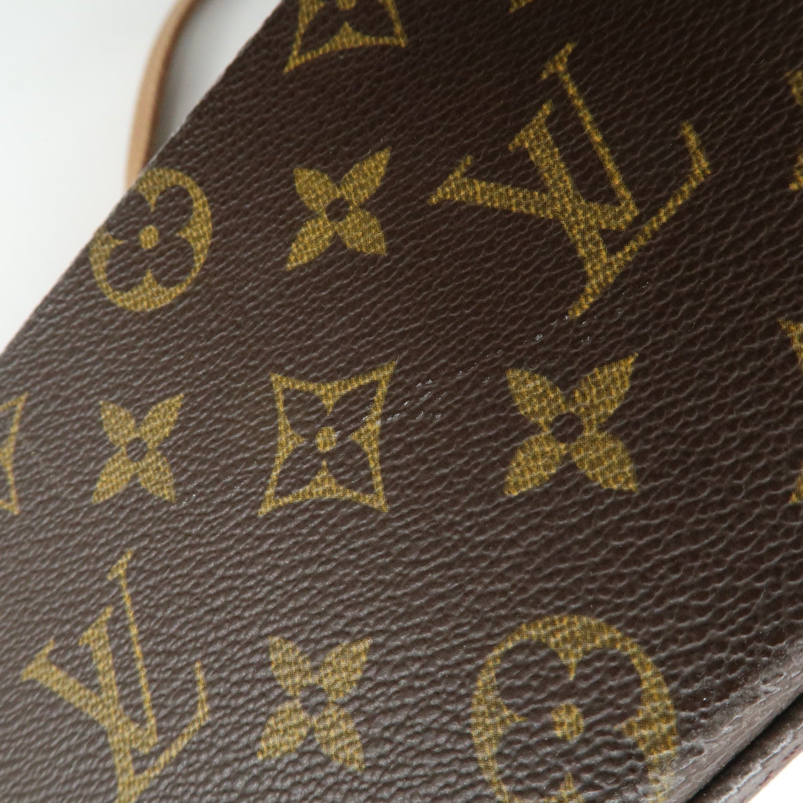 Louis Vuitton Monogram Luco Tote Bag Hand Bag Brown M51155 Used