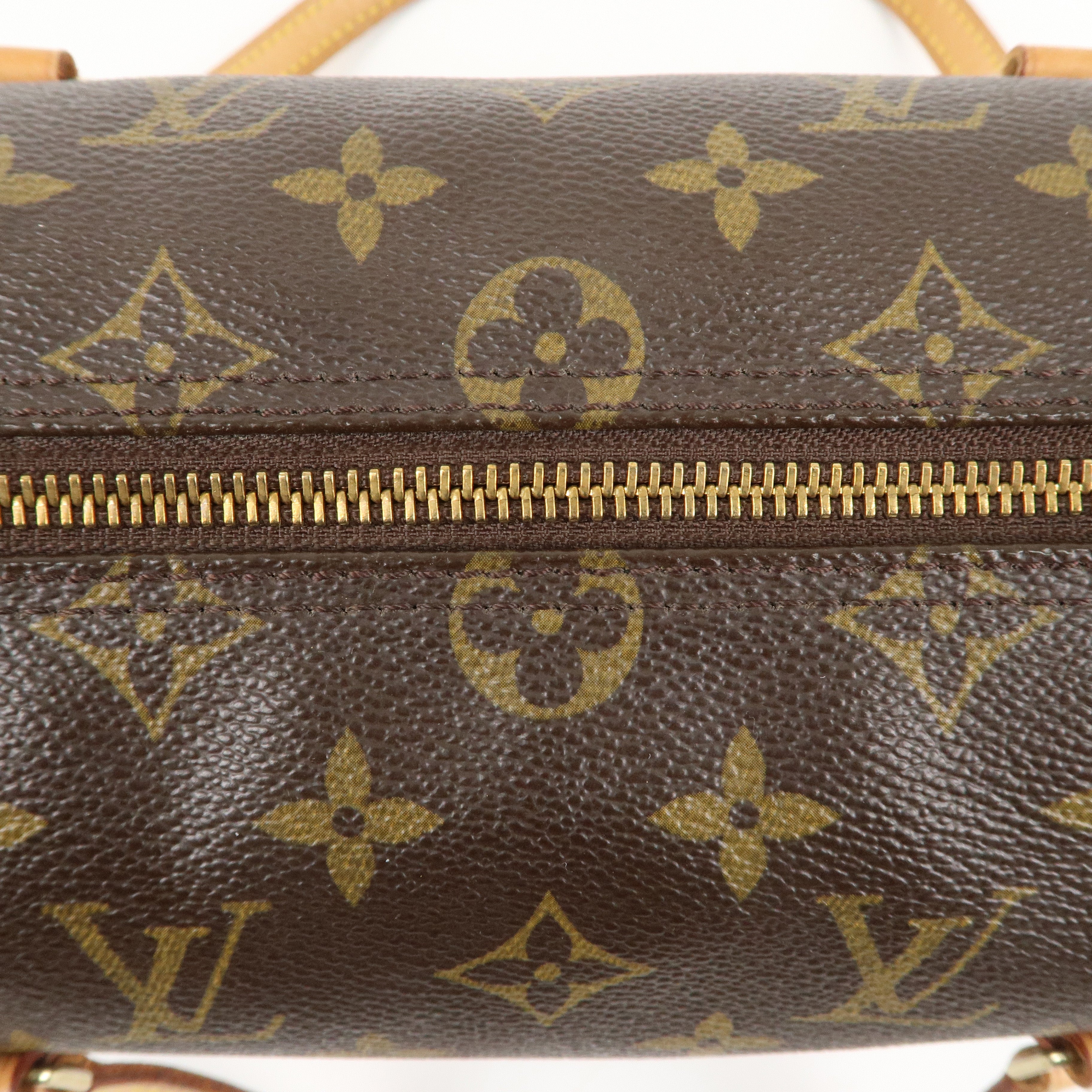 Louis Vuitton Monogram Papillon 26 Hand Bag Brown M51385