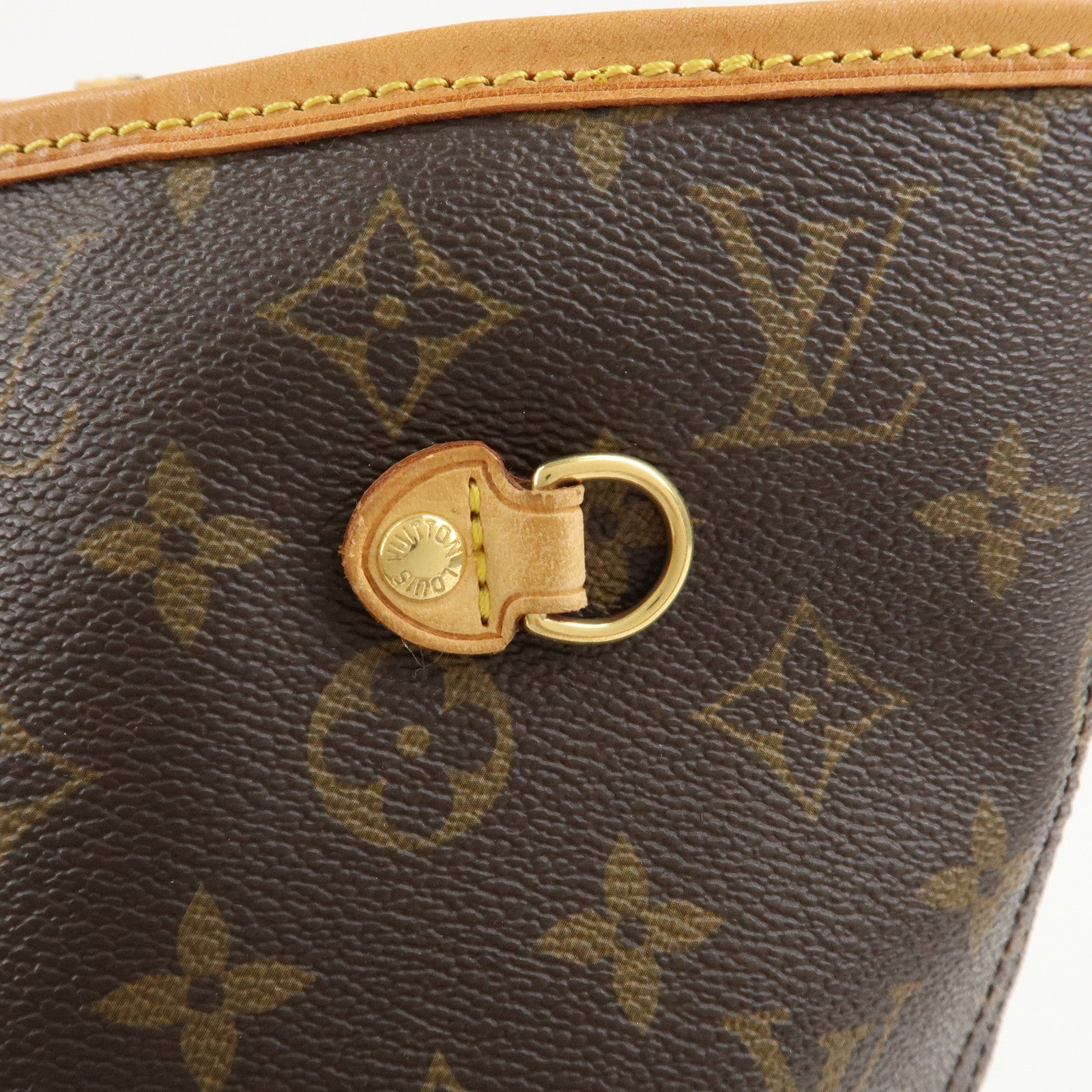 Louis Vuitton Monogram Neverfull MM Tote Bag Brown M40156 Used