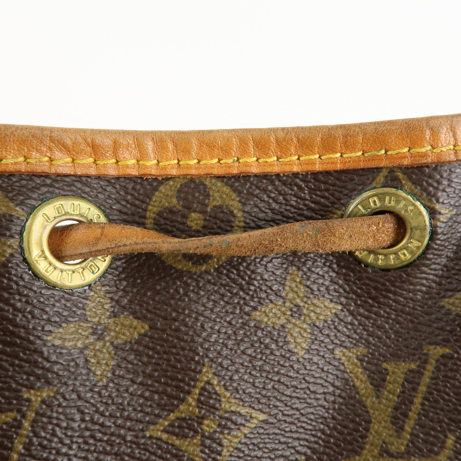 Louis Vuitton Monogram Noe Shoulder Bag Hand Bag Brown M42224 Used