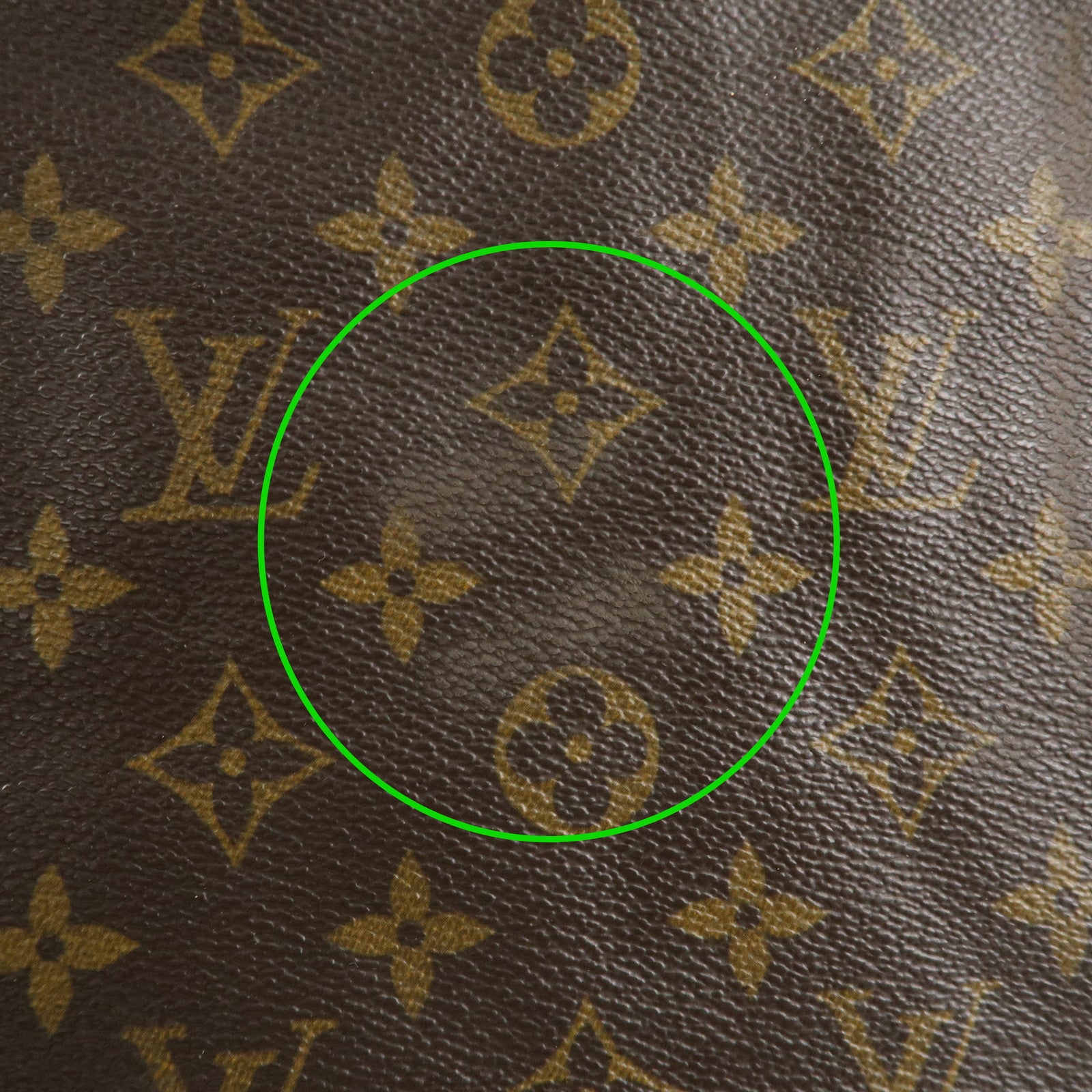 Louis Vuitton Monogram Sac Plat Hand Bag Brown M51140