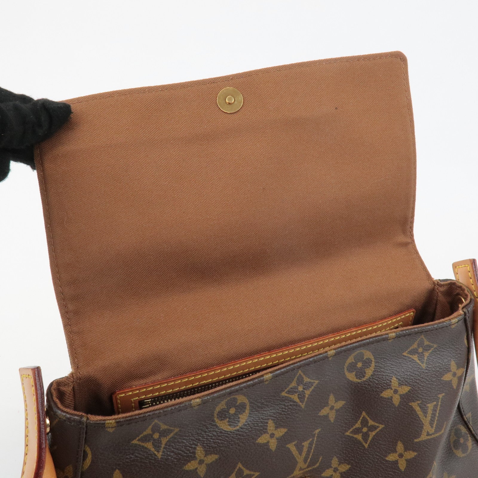 Louis Vuitton Monogram Mini Looping Shoulder Bag Hand Bag M51147 Used