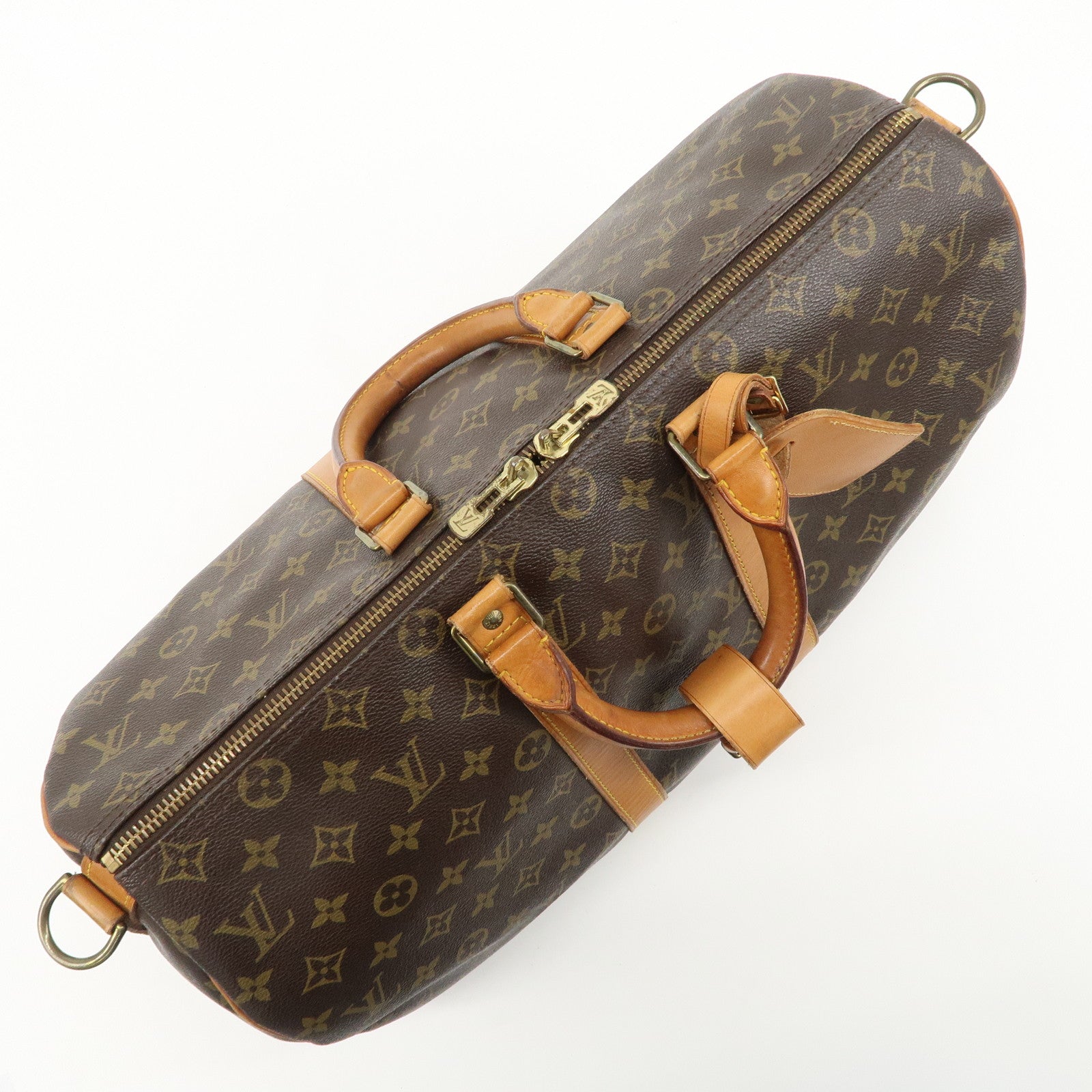 Louis Vuitton Monogram Keep All Bandouliere 45 Boston Bag M41418 Used