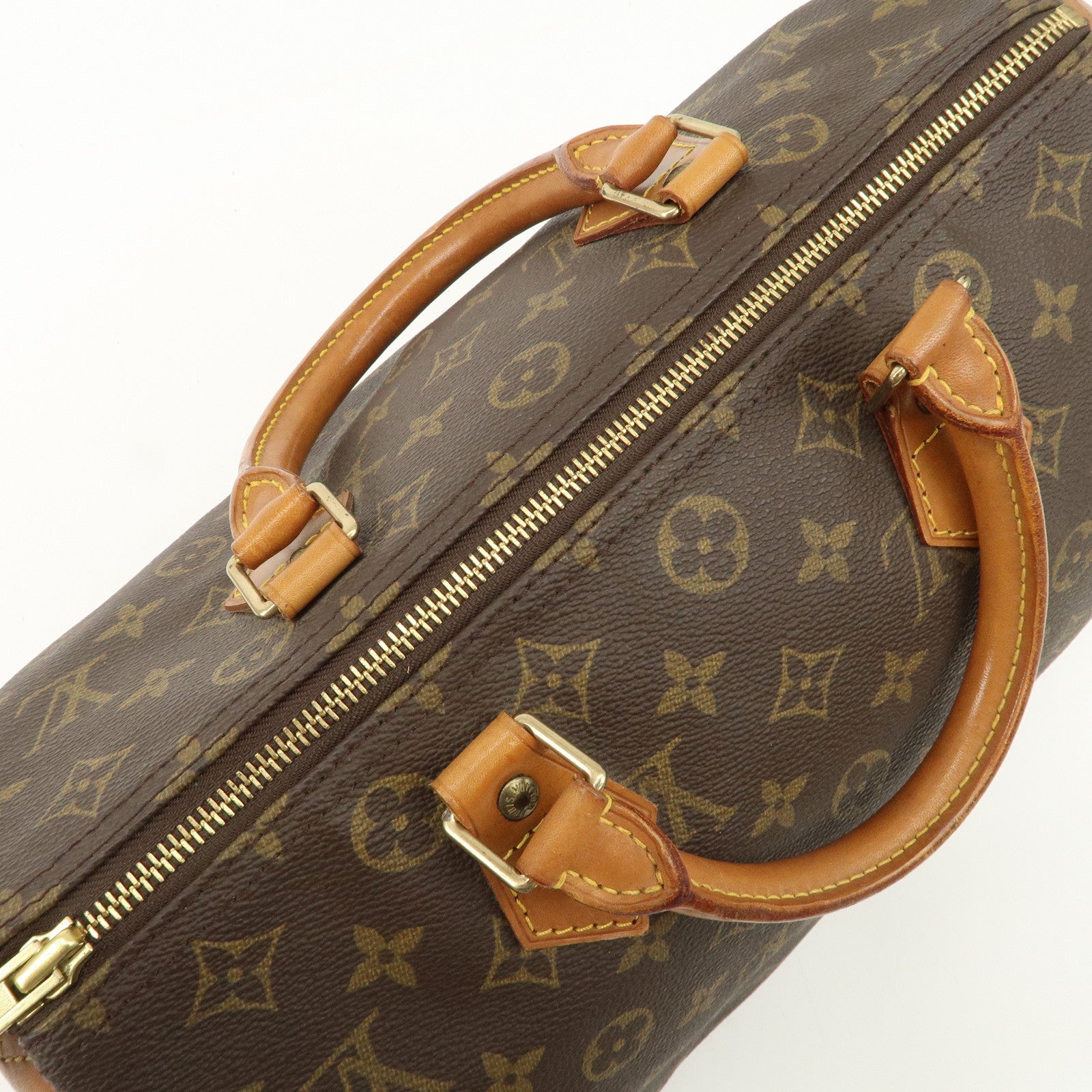 Louis Vuitton Monogram Speedy 30 Hand Bag Boston Bag M41526 Used