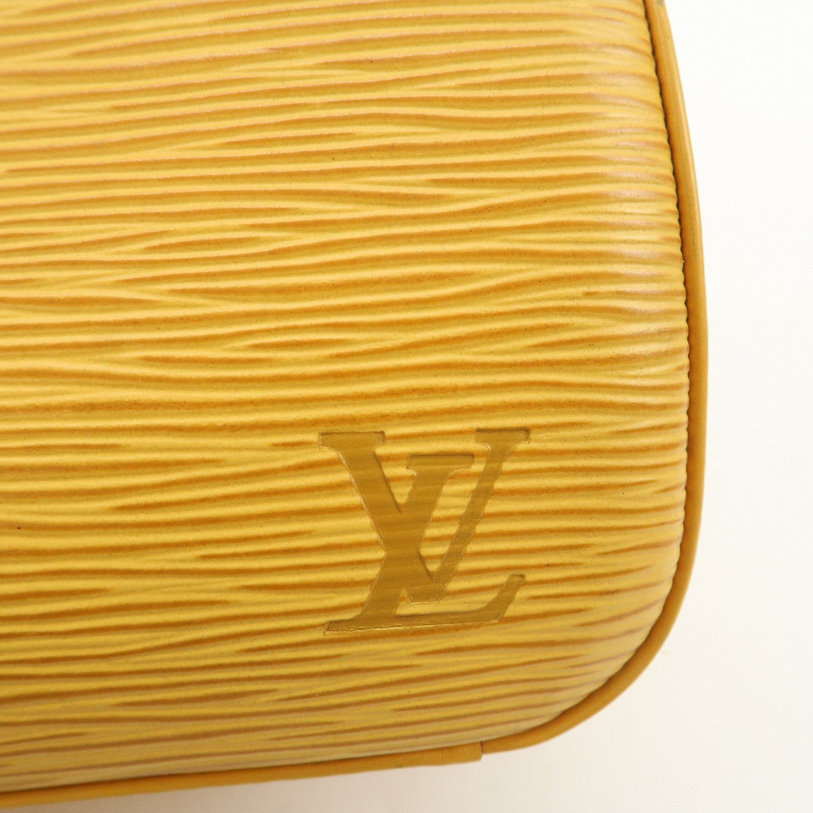 Louis Vuitton Epi Jasmine Hand Bag Tassilli Yellow M52089 Used