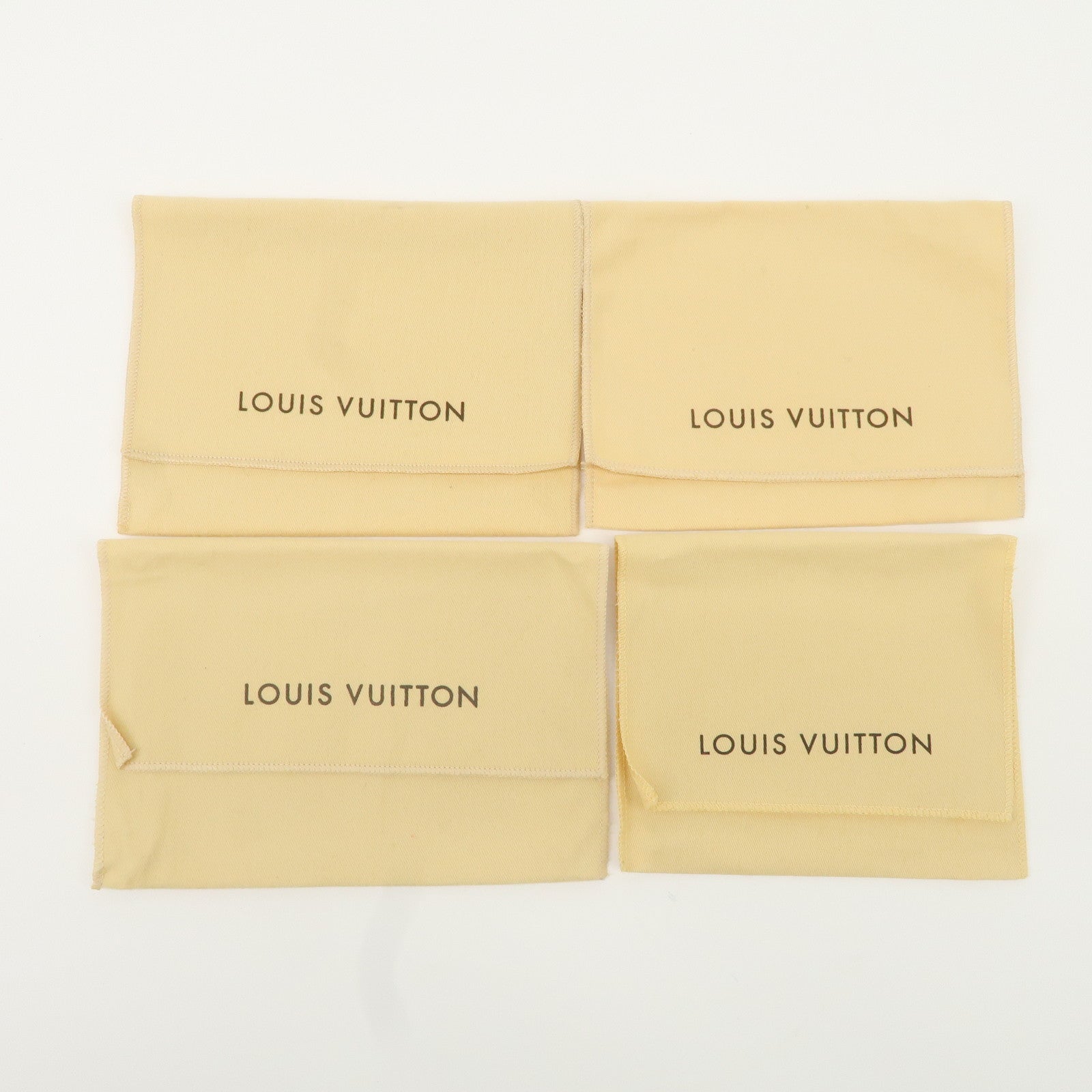 Louis Vuitton Set of 15 Dust Bag Storage Bag Beige Used