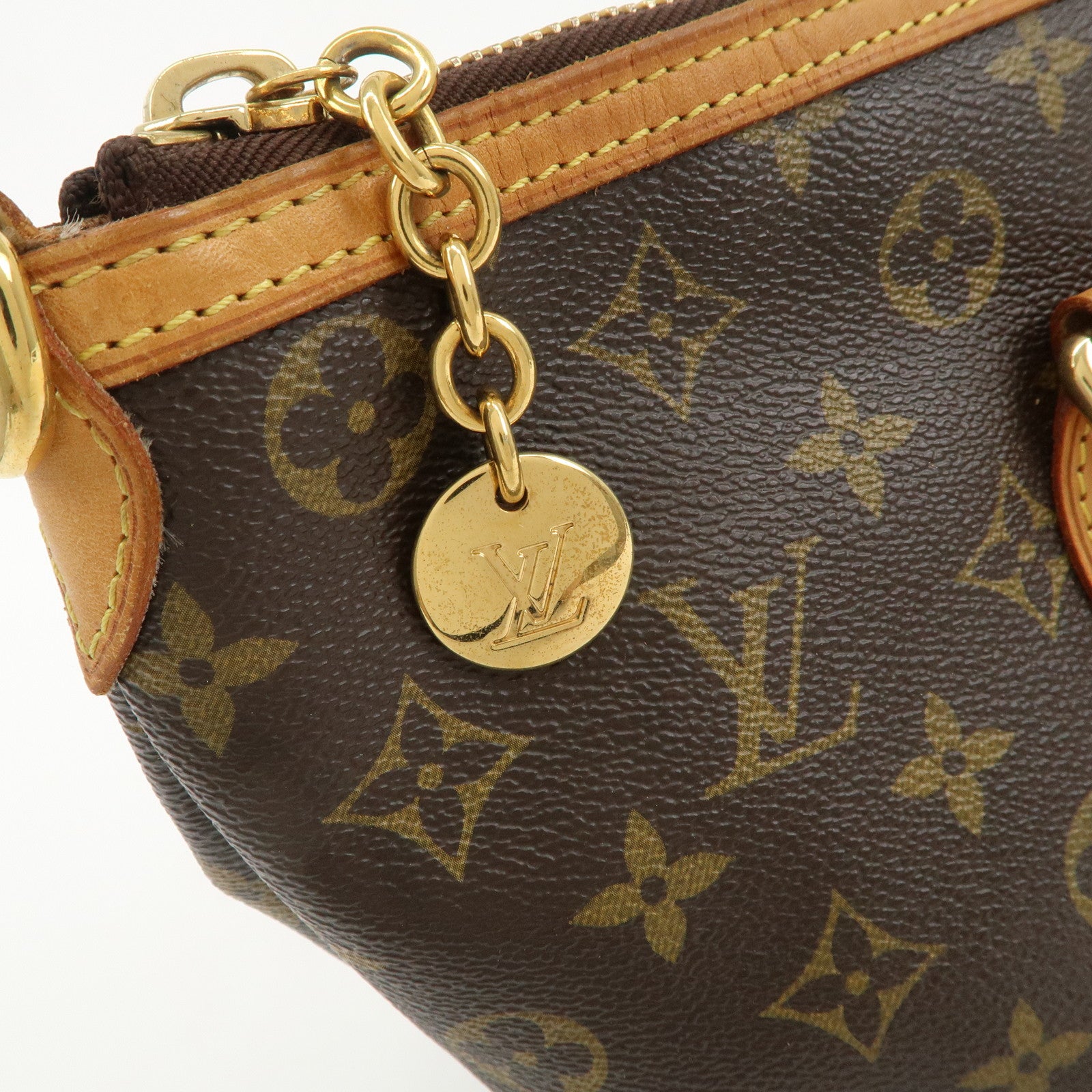 Louis Vuitton Monogram Palermo PM 2Way Hand Bag M40145 Used