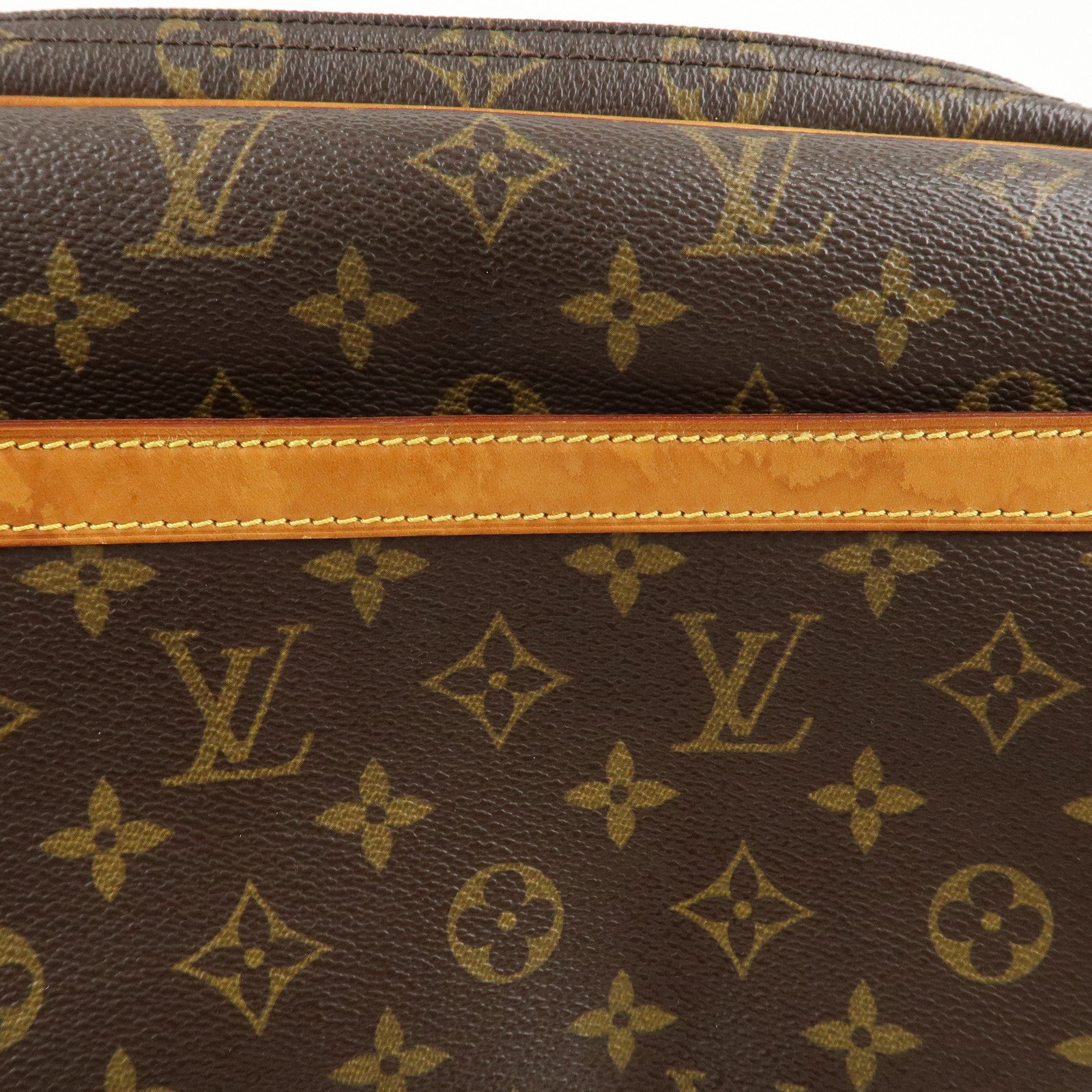 Louis Vuitton Monogram Reporter PM Shoulder Bag Brown M45254 Used